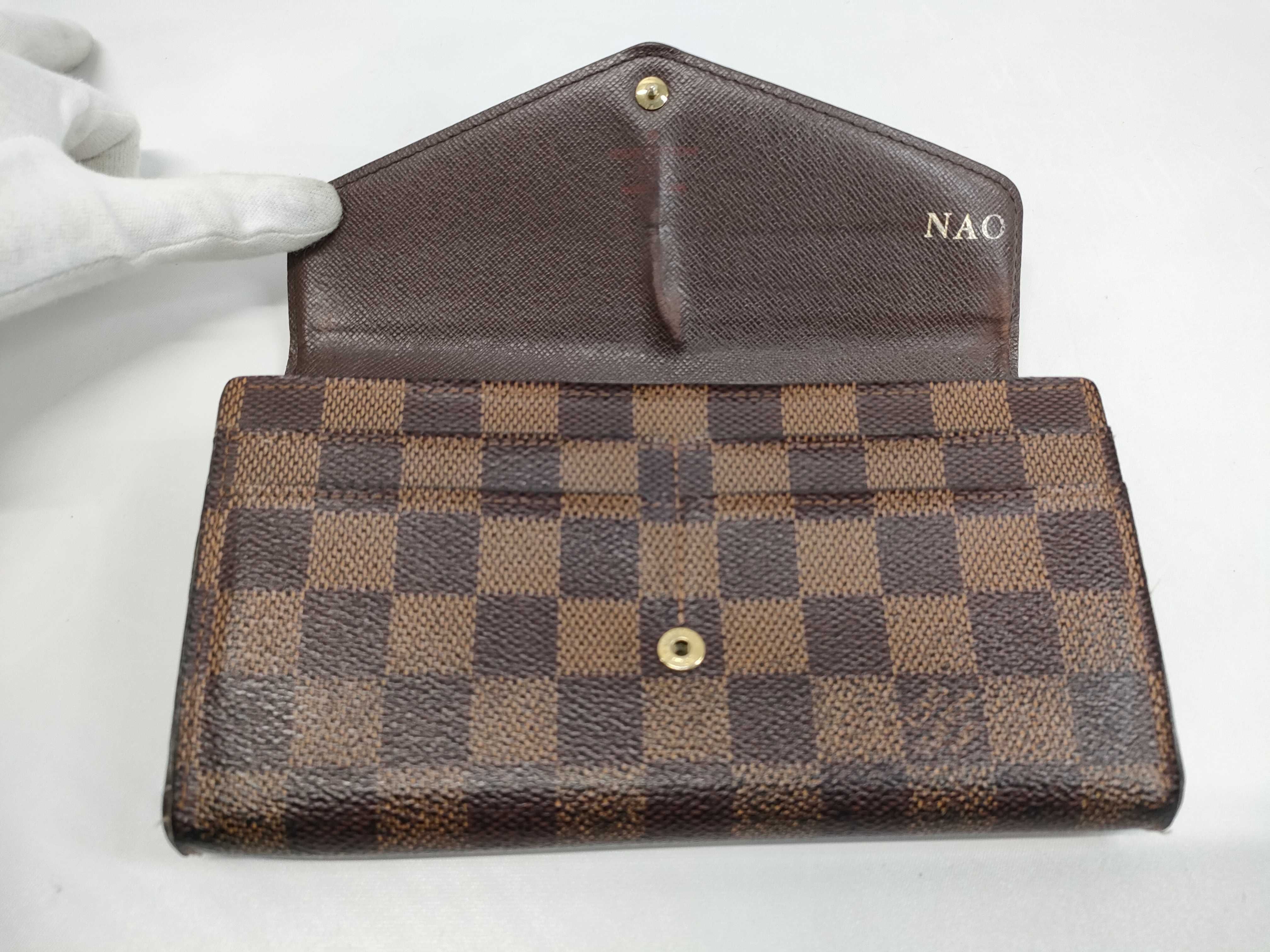 【水曜終了】(10826_0122)LOUIS VUITTON ダミエ ポルトフォイユ・サラ 長財布 財布