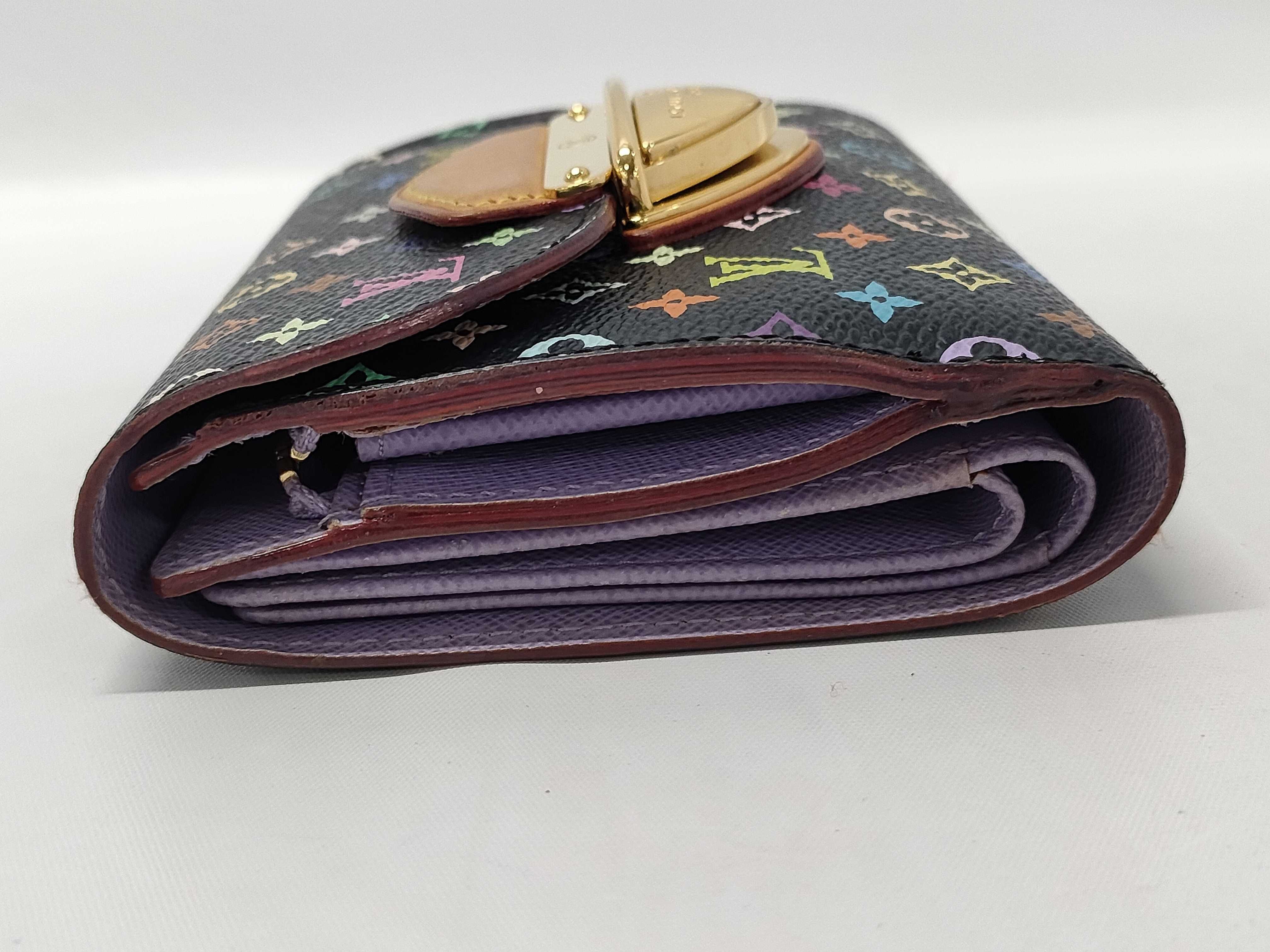 【水曜終了】(10826_0123)LOUIS VUITTON ノワール コアラ(イニシャル有) 財布