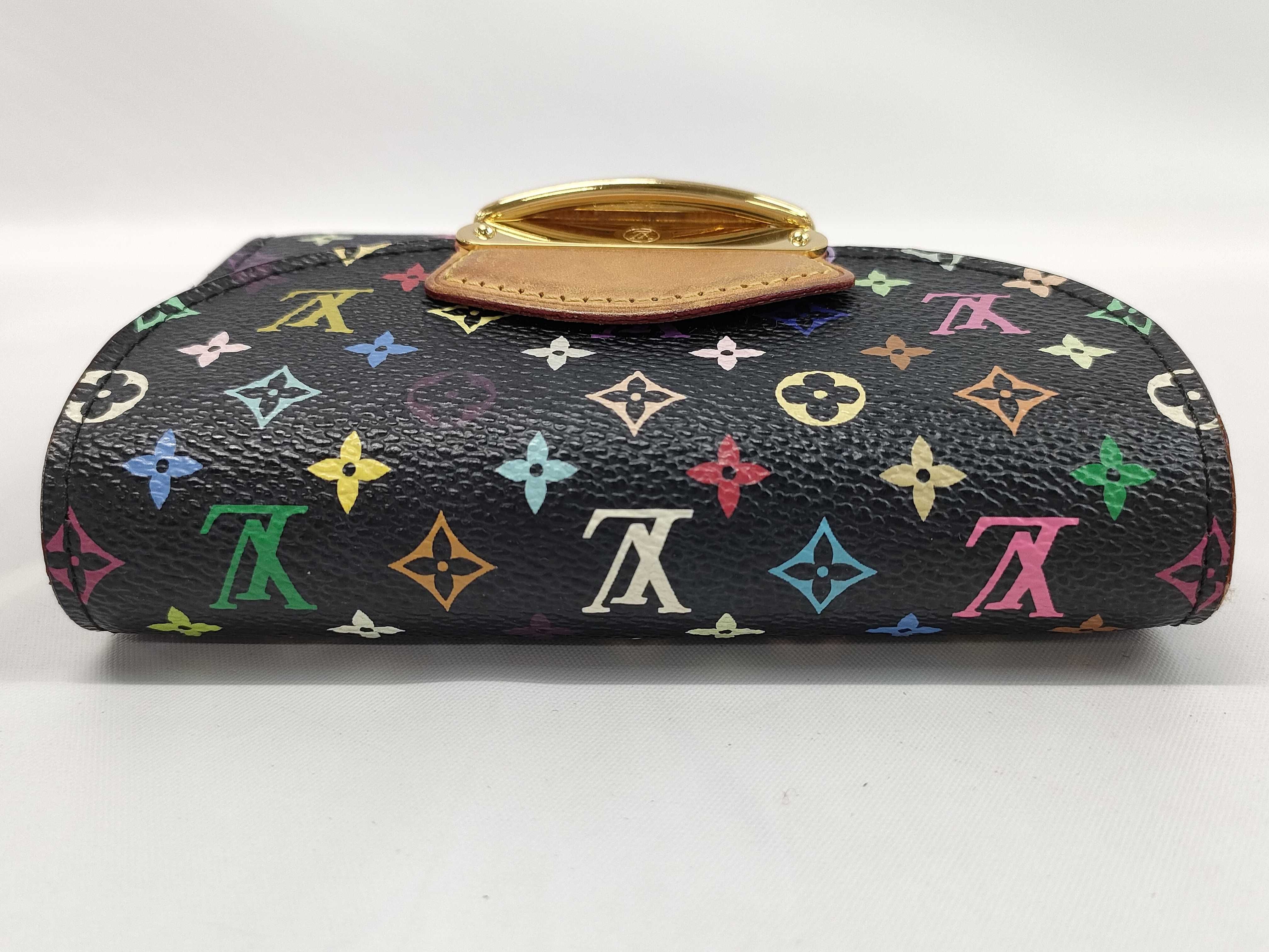 【水曜終了】(10826_0123)LOUIS VUITTON ノワール コアラ(イニシャル有) 財布