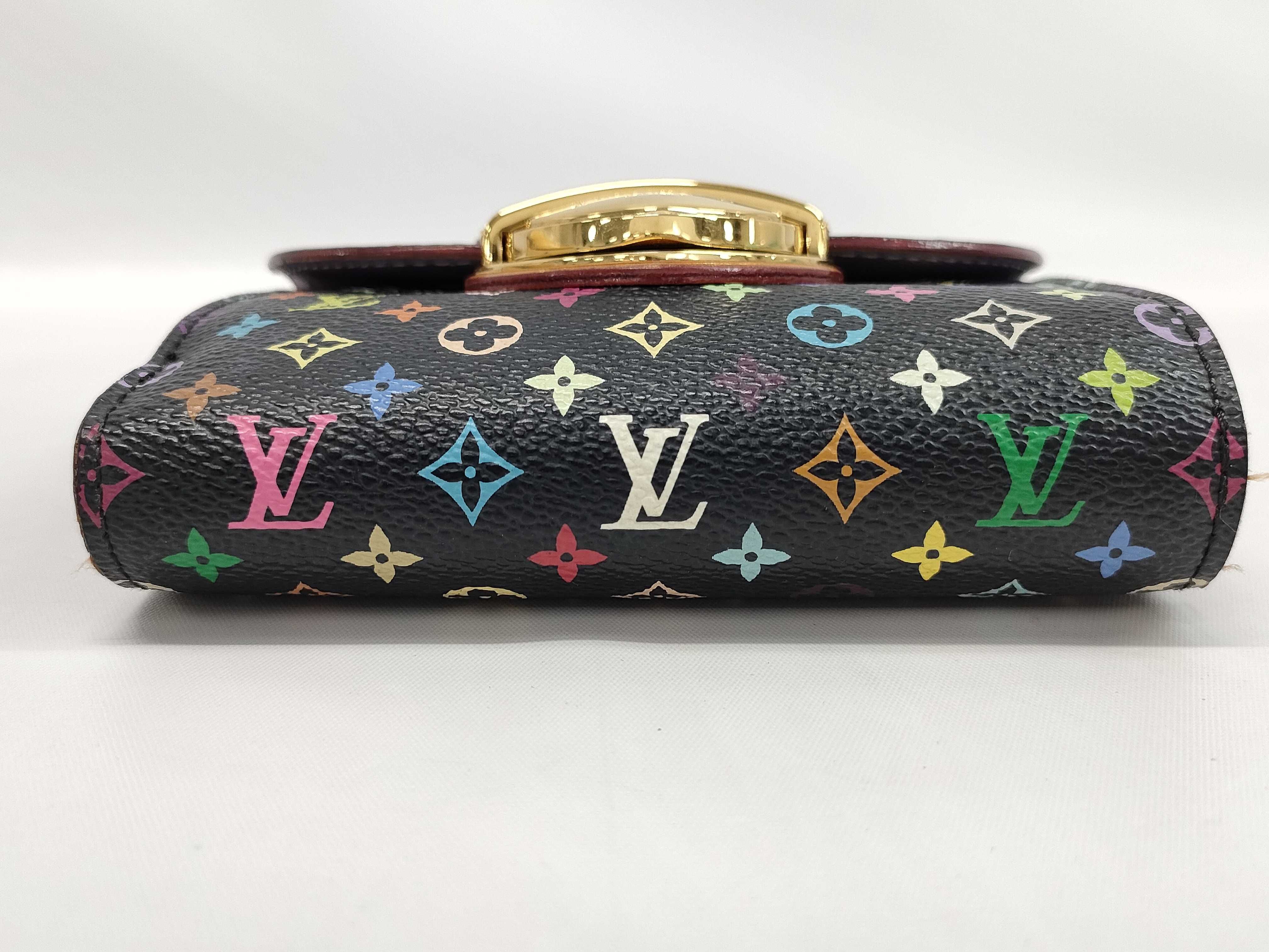 【水曜終了】(10826_0123)LOUIS VUITTON ノワール コアラ(イニシャル有) 財布