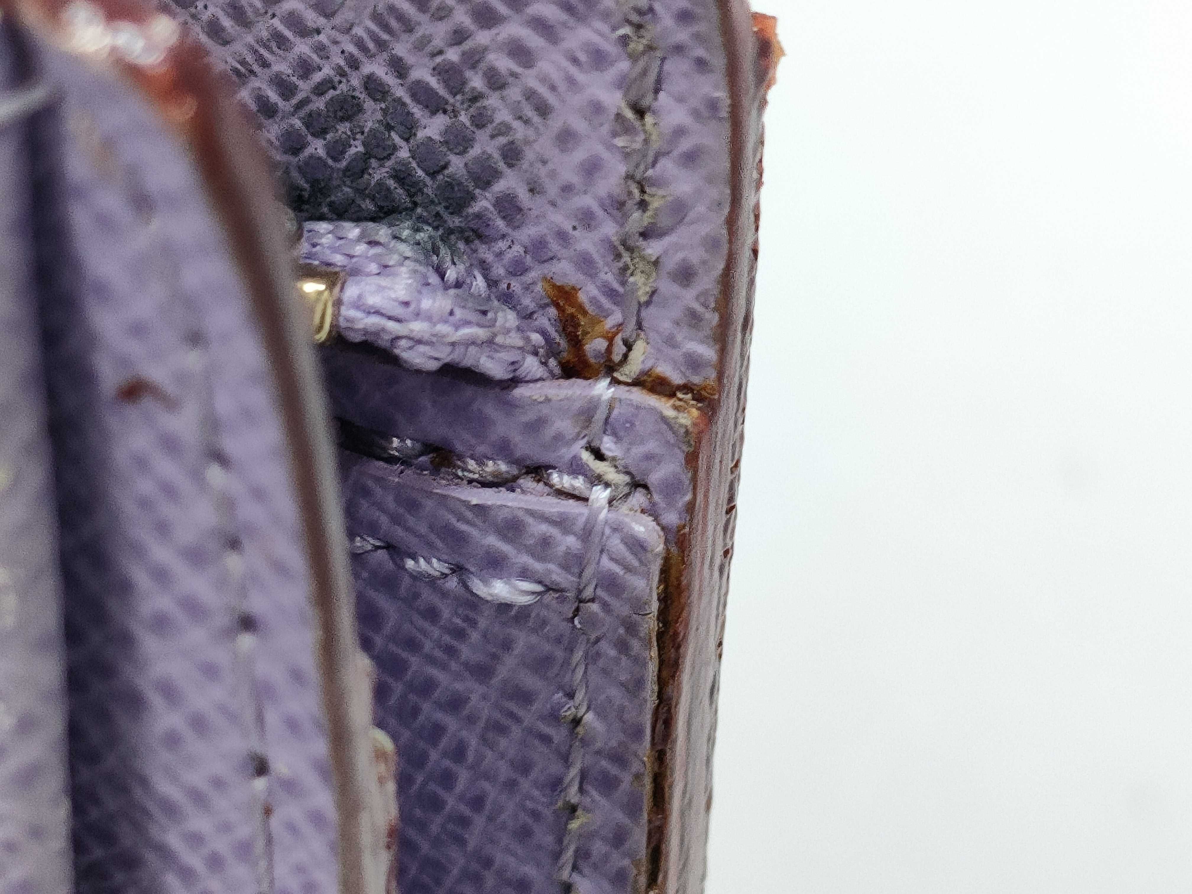 【水曜終了】(10826_0123)LOUIS VUITTON ノワール コアラ(イニシャル有) 財布