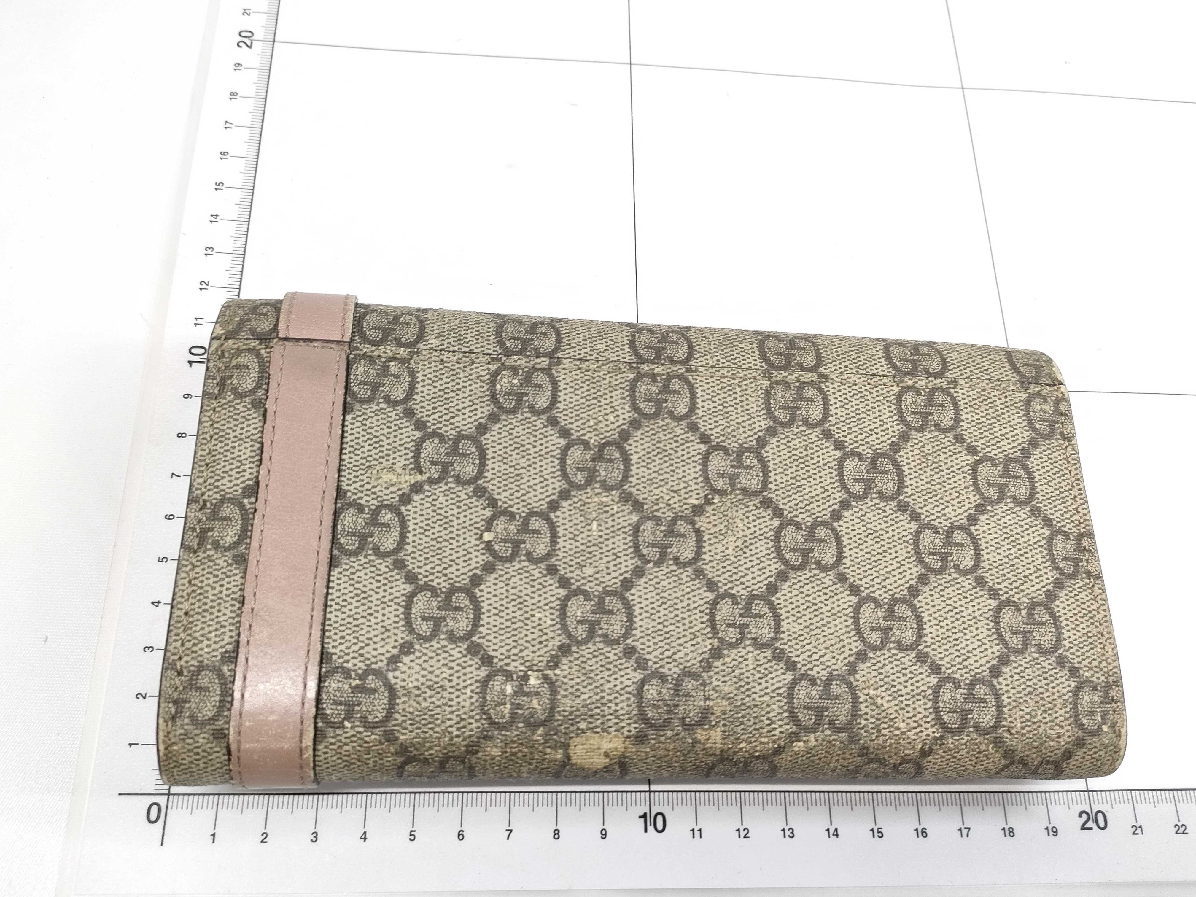 【水曜終了】(10827_0076)GUCCI スプリーム 長財布 財布