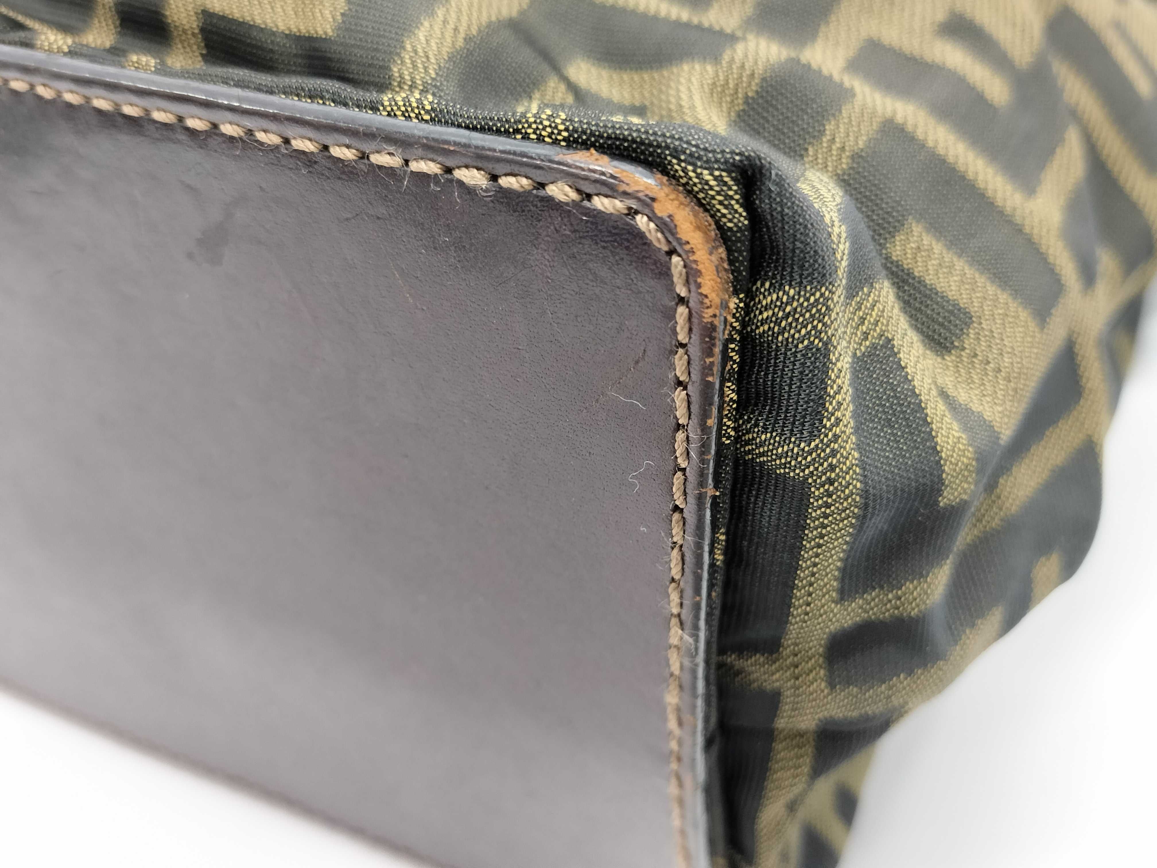 【水曜終了】(10827_0088)FENDI ズッカ柄 トート トートバッグ