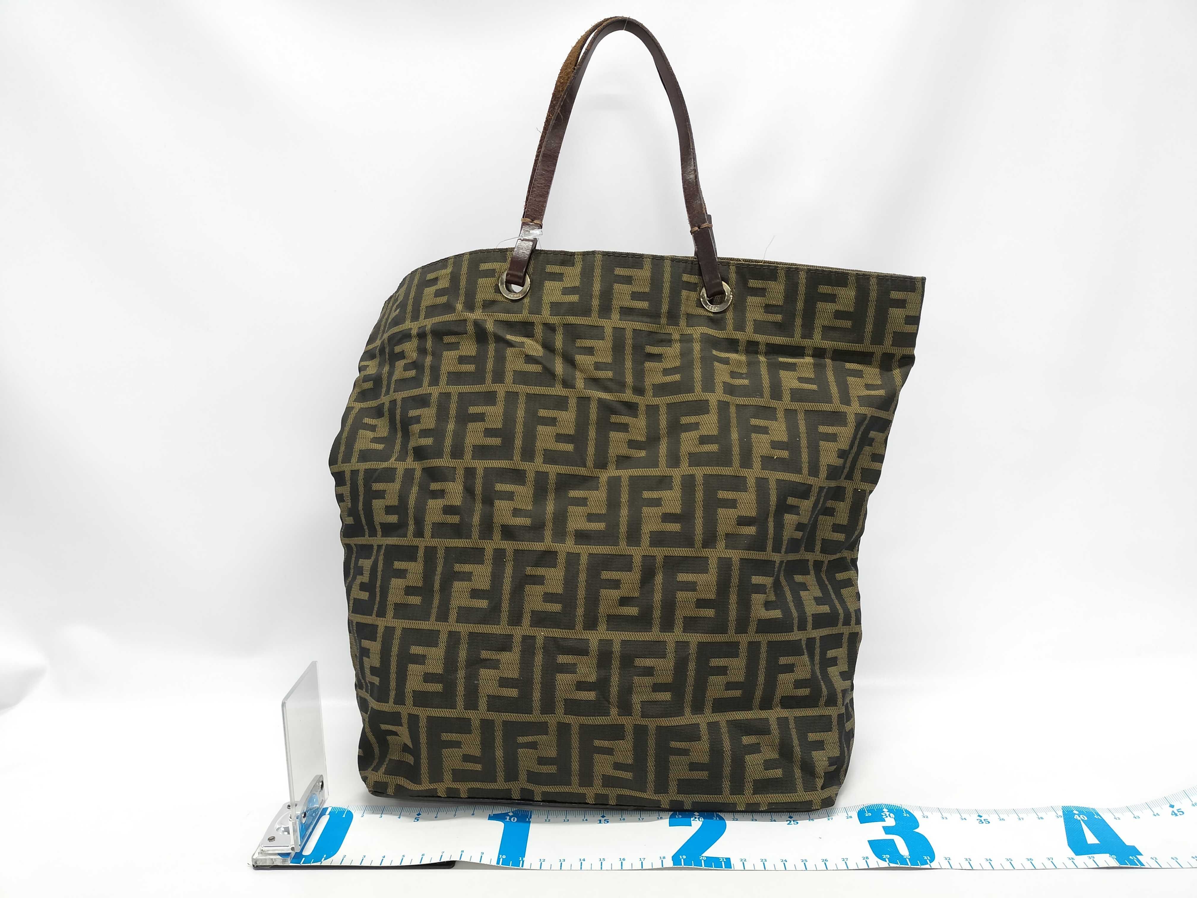 【水曜終了】(10827_0088)FENDI ズッカ柄 トート トートバッグ