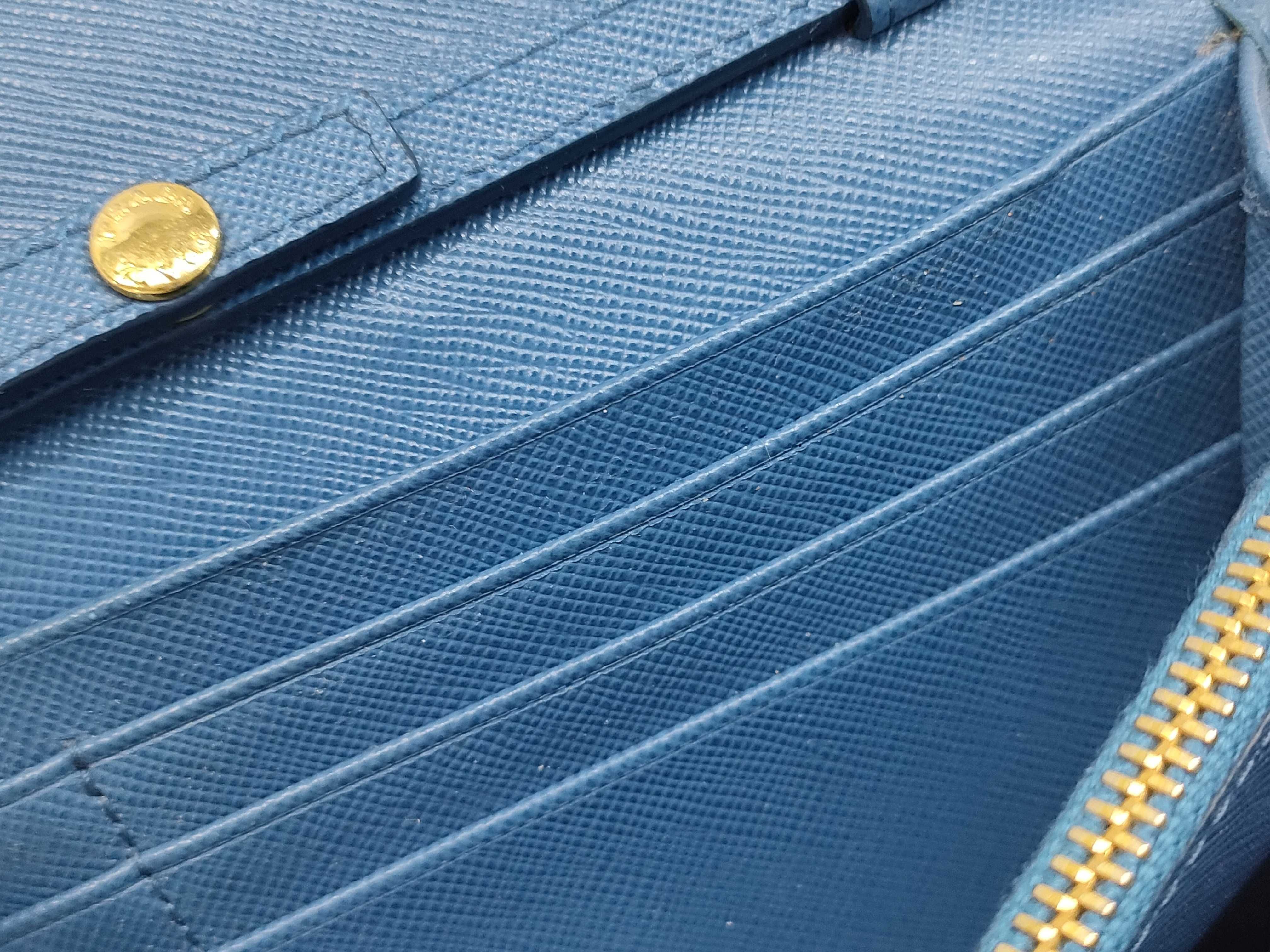 【水曜終了】(10827_0081)PRADA サフィアーノ チェーンウォレット 財布