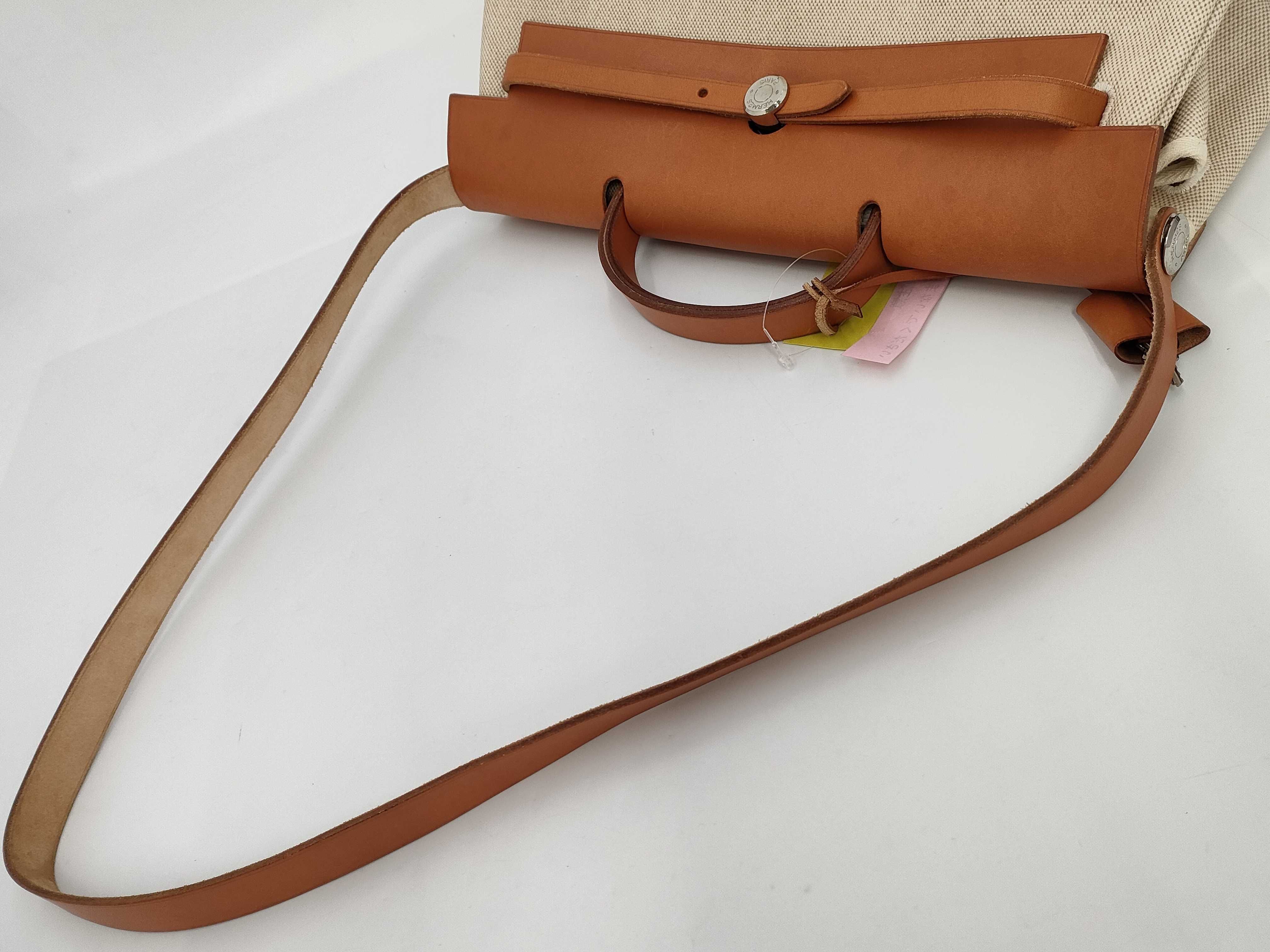 【水曜終了】(10813_0137)HERMES エールバッグ アド 【刻印】□C ハンドバッグ