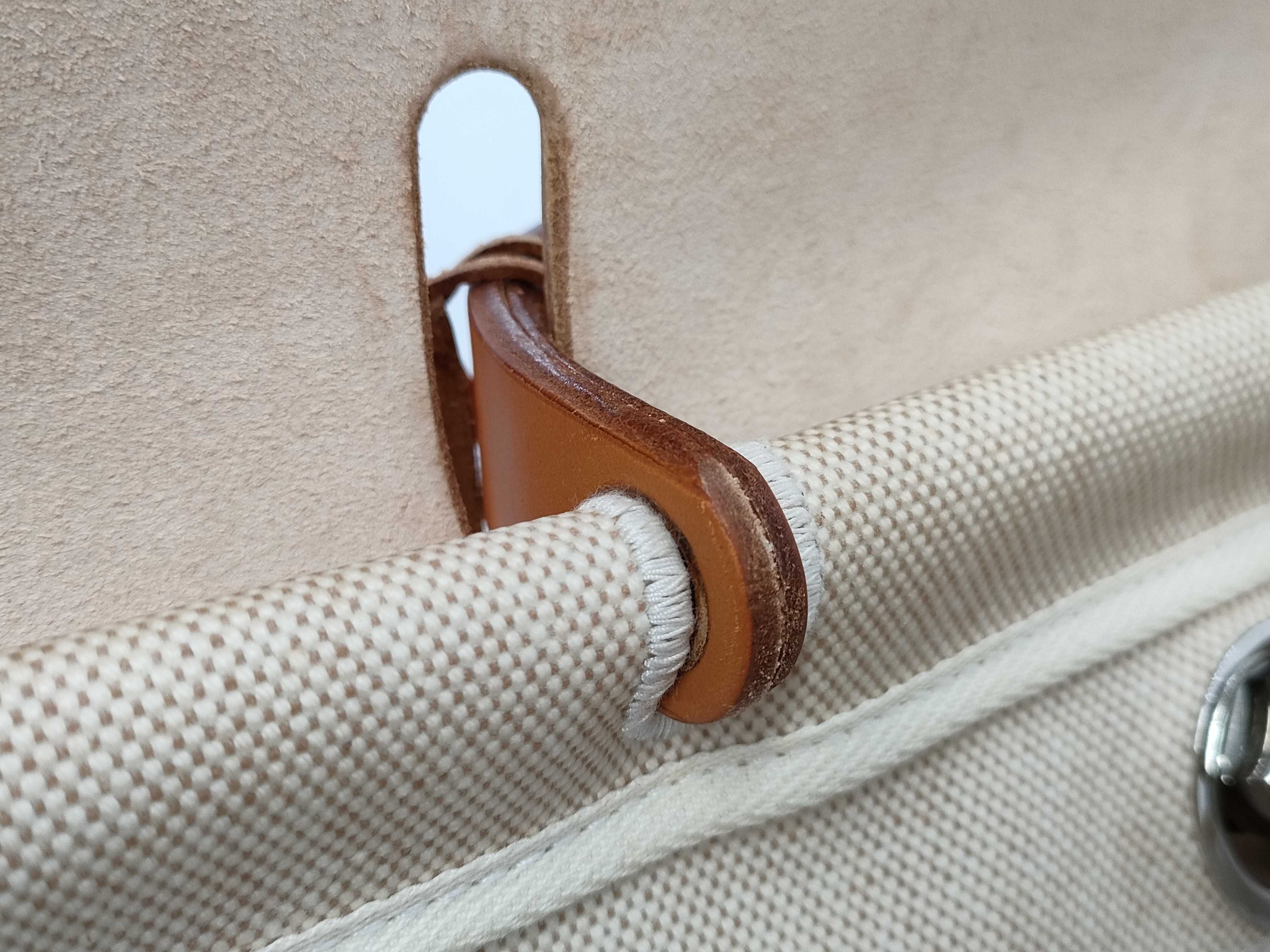 【水曜終了】(10813_0137)HERMES エールバッグ アド 【刻印】□C ハンドバッグ