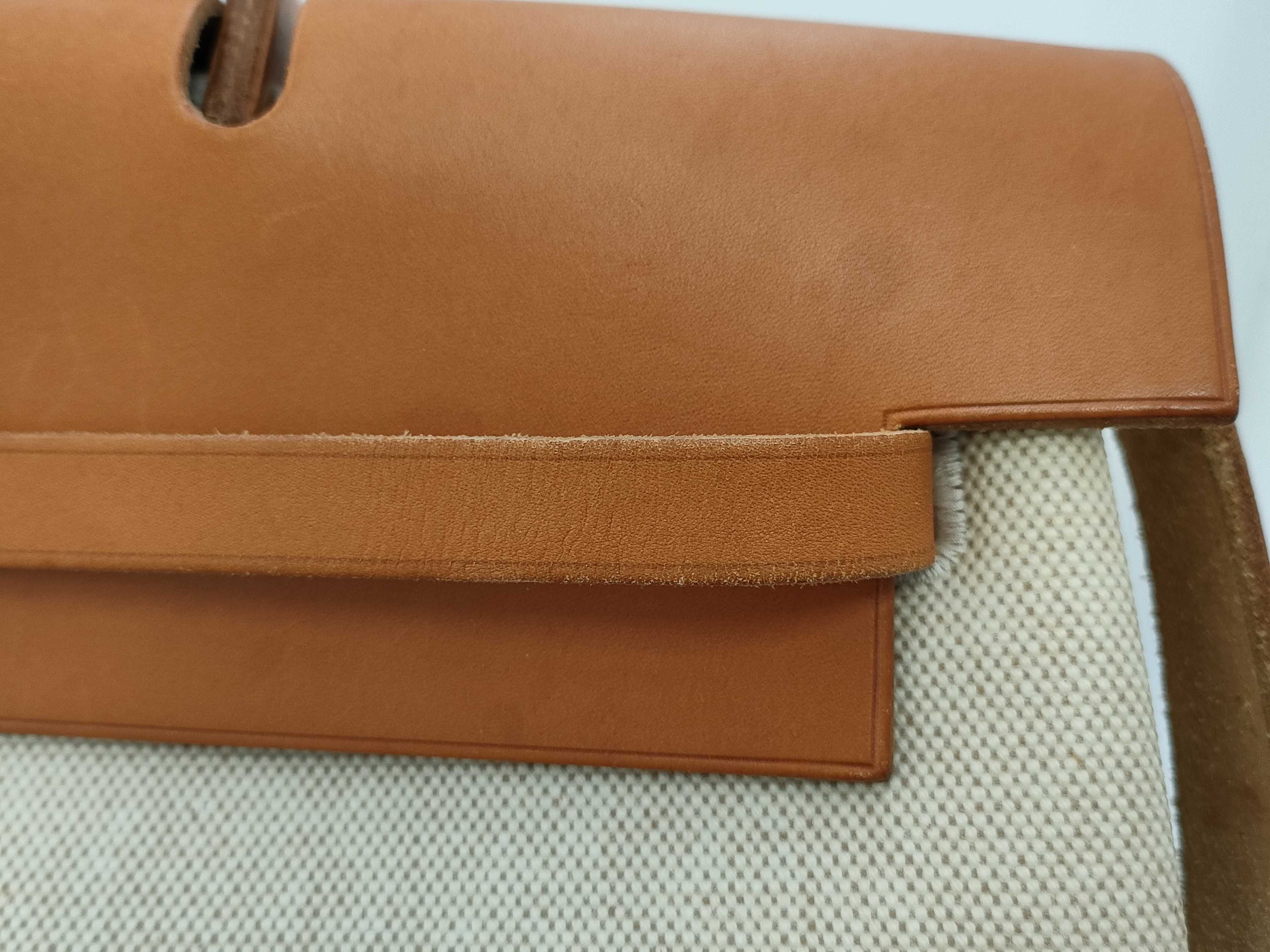 【水曜終了】(10813_0137)HERMES エールバッグ アド 【刻印】□C ハンドバッグ