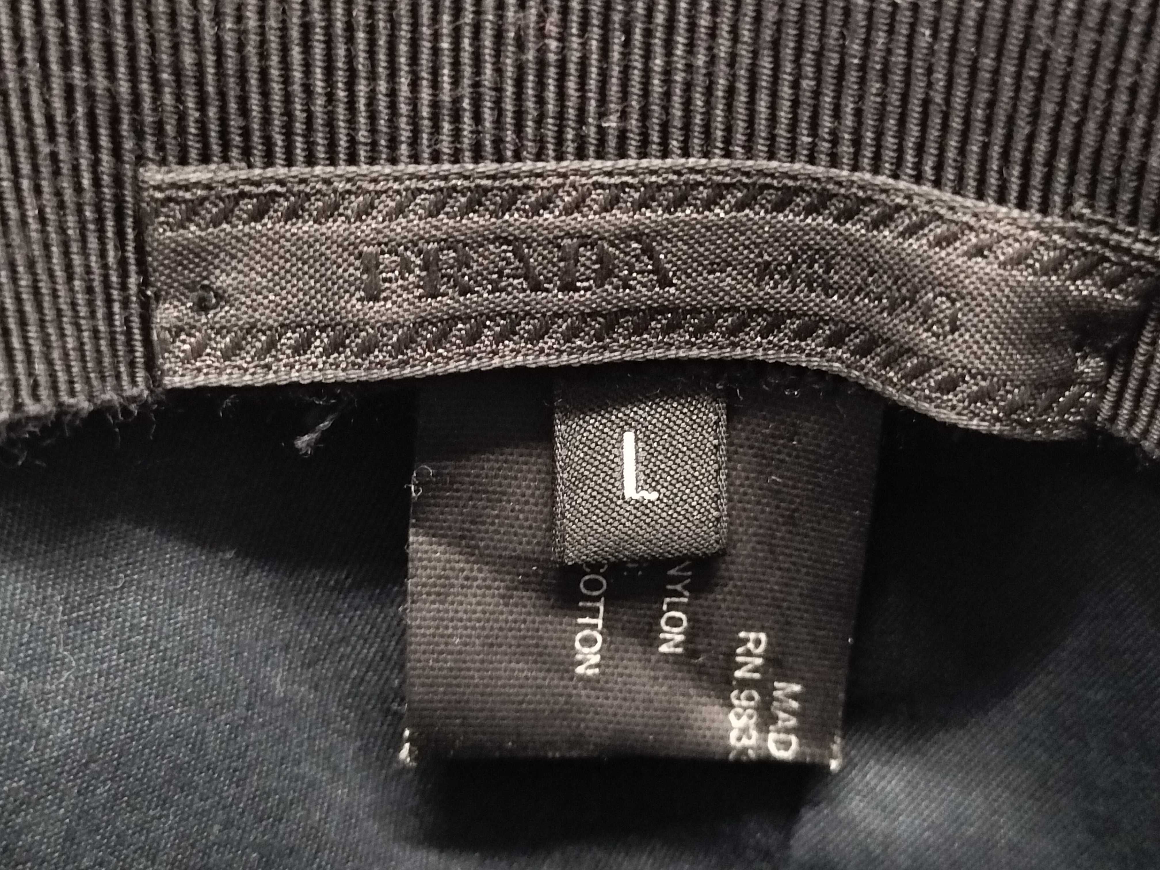 【水曜終了】(10827_0082)PRADA ナイロン キャップ 黒 その他小物