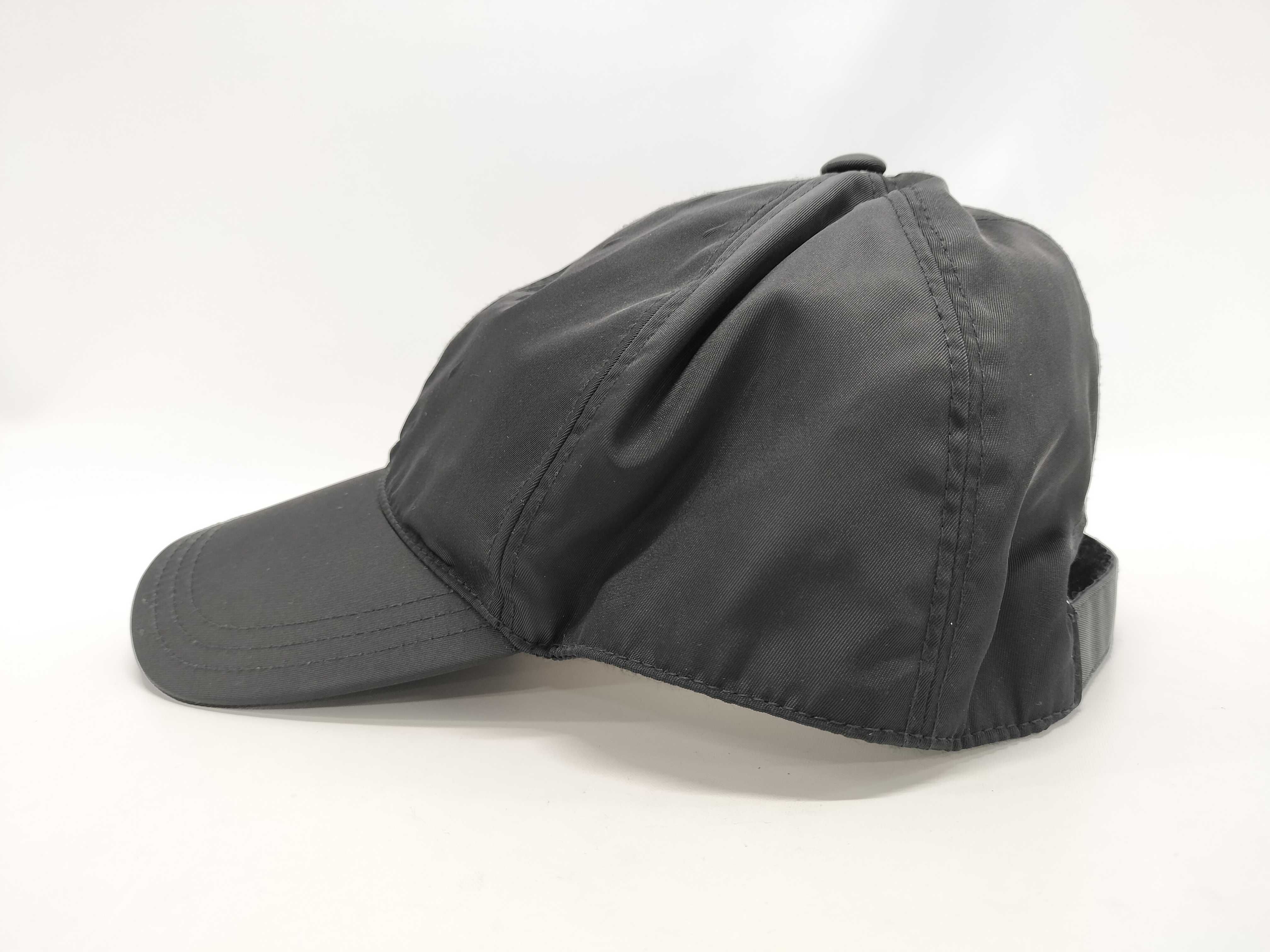 【水曜終了】(10827_0082)PRADA ナイロン キャップ 黒 その他小物