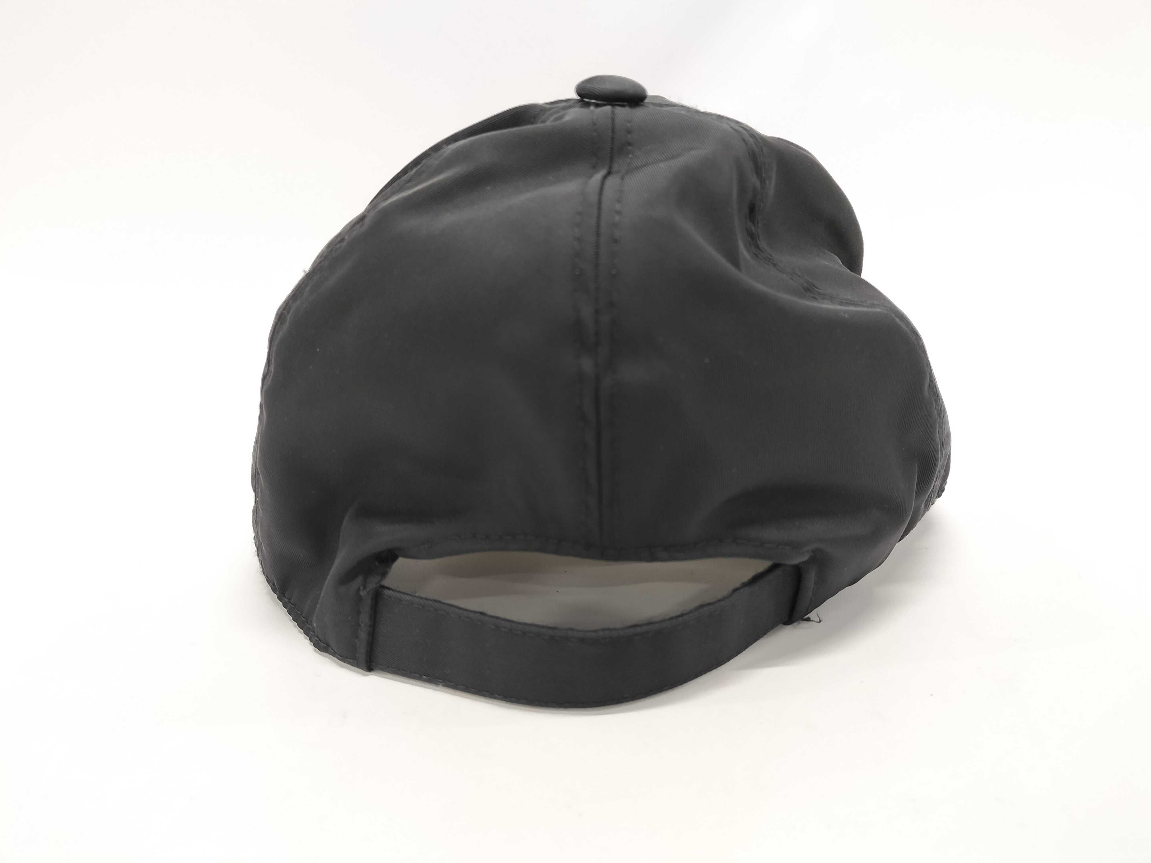 【水曜終了】(10827_0082)PRADA ナイロン キャップ 黒 その他小物