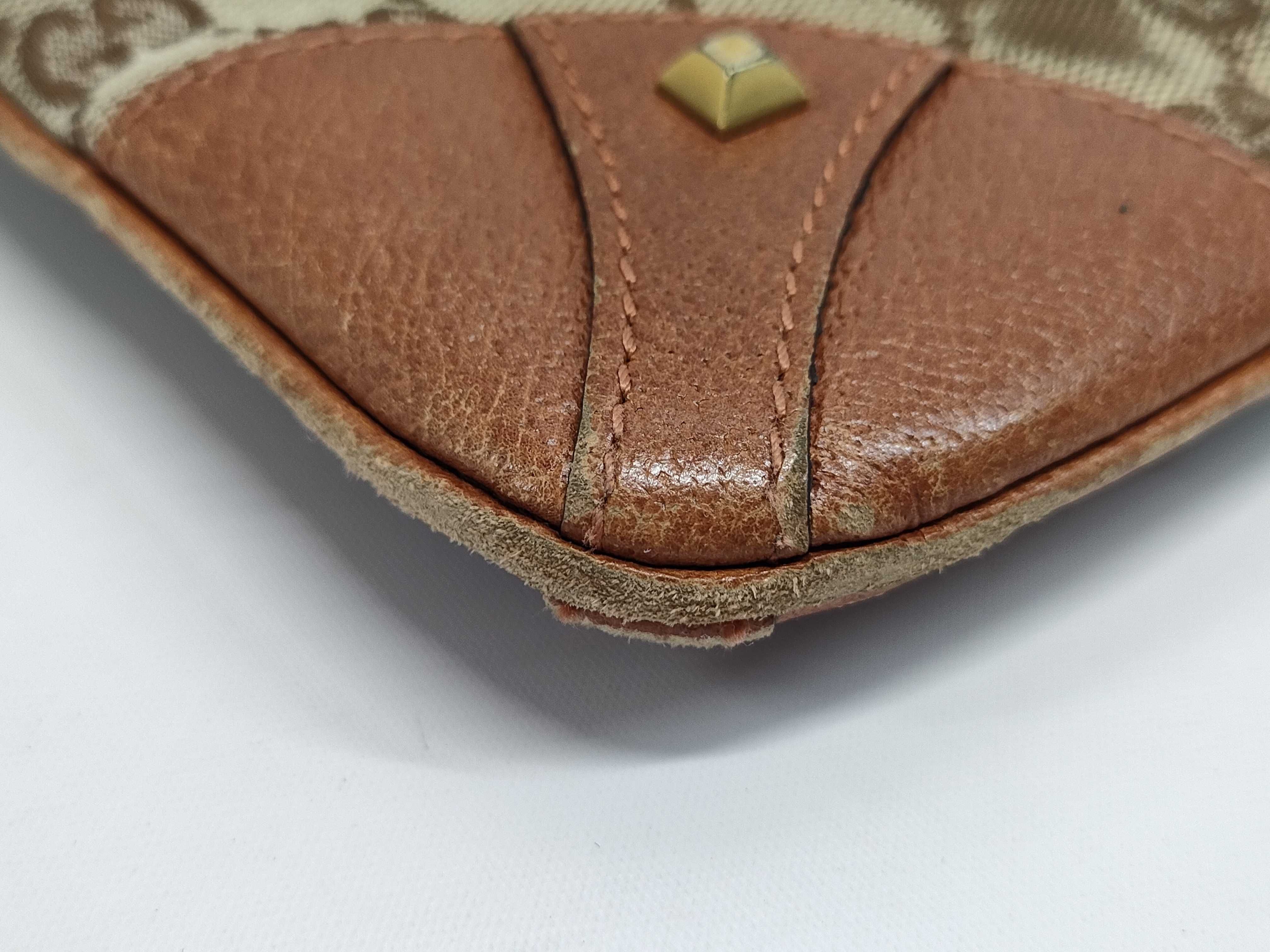 【水曜終了】(10827_0079)GUCCI GGキャンバス ×レザー ショルダー 120893 ショルダーバッグ