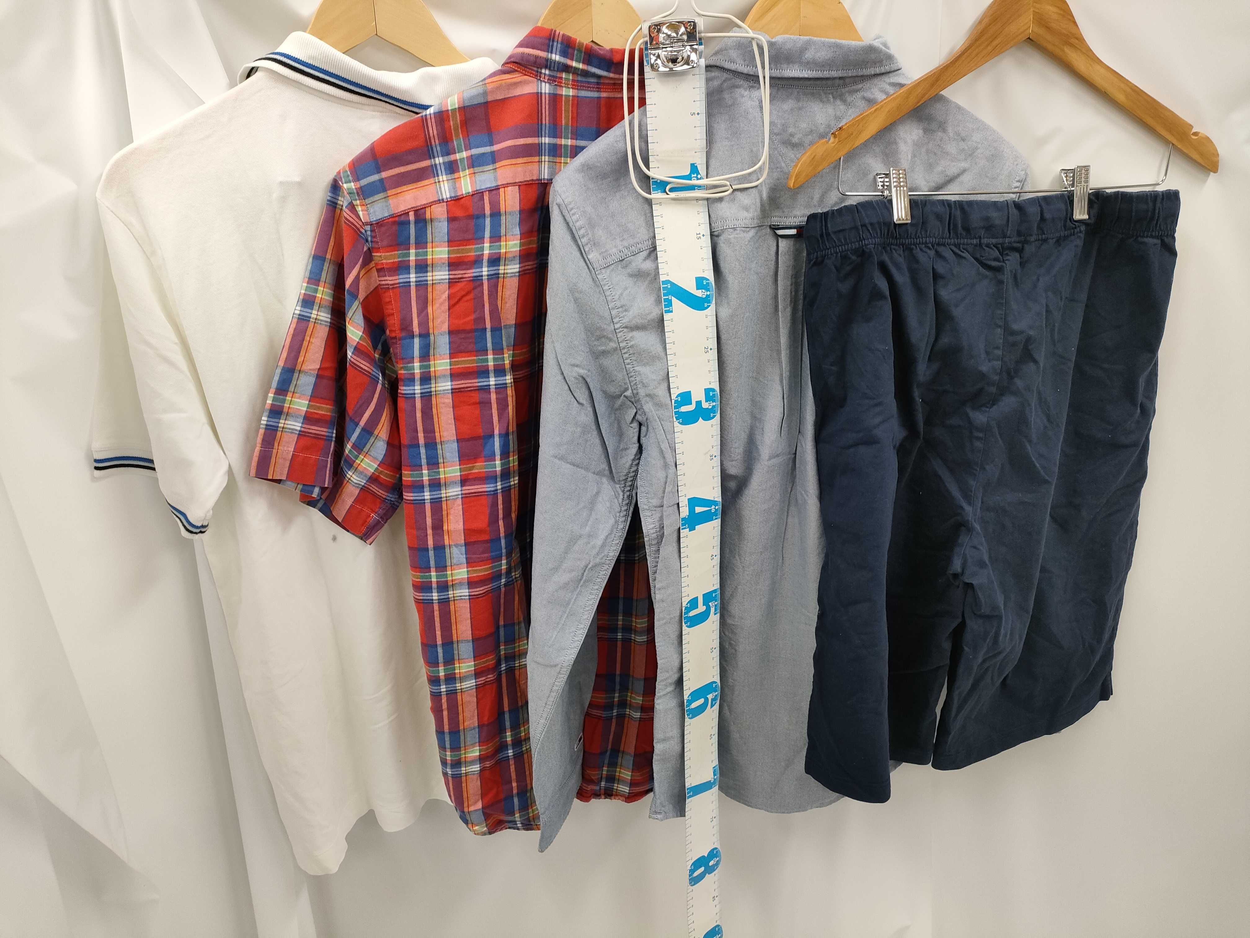 (10922_0010)▼ARMANI ブリオーニ/POLO/トミー/クロコダイル他 メンズ*8 シャツ