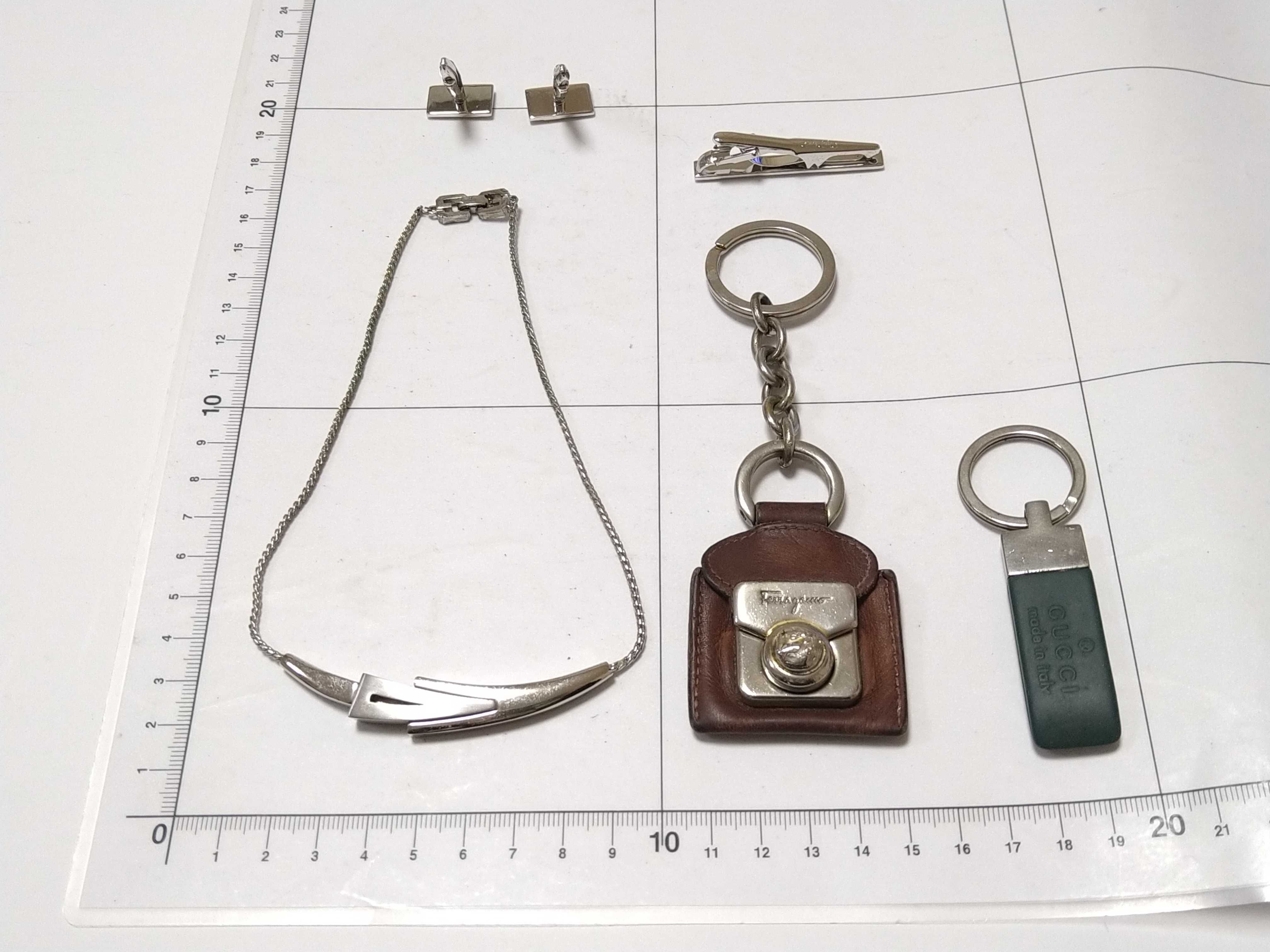 (10931_1031)▼Dior ジバンシー/フェラガモ等ブランドアクセセット ネクタイピン・カフス