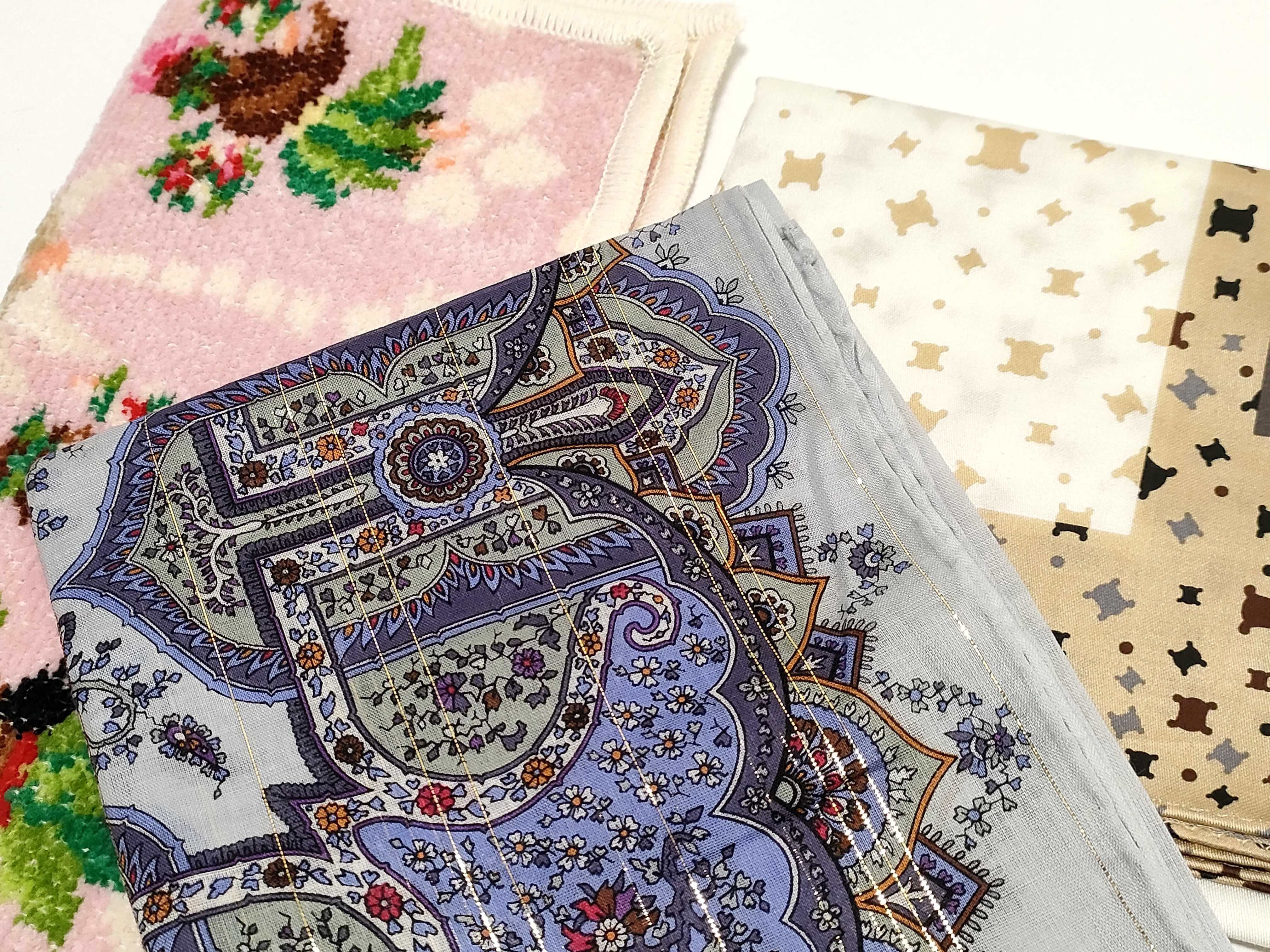 (10931_1033)▼Dior セリーヌ/フェイラー/シール付きハンカチおまとめ その他小物