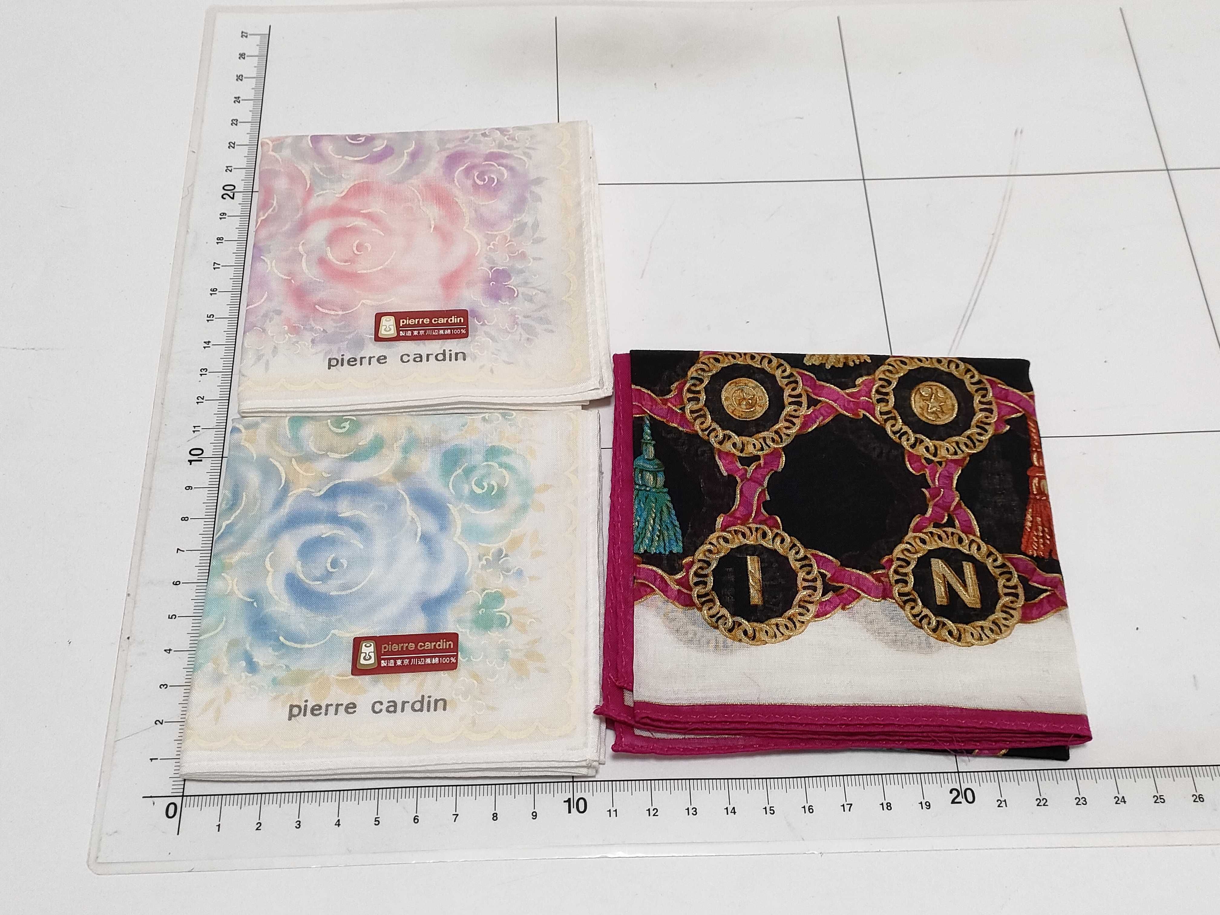 (10931_1034)▼Dior セリーヌ/コーチ/シール付きハンカチおまとめ その他小物