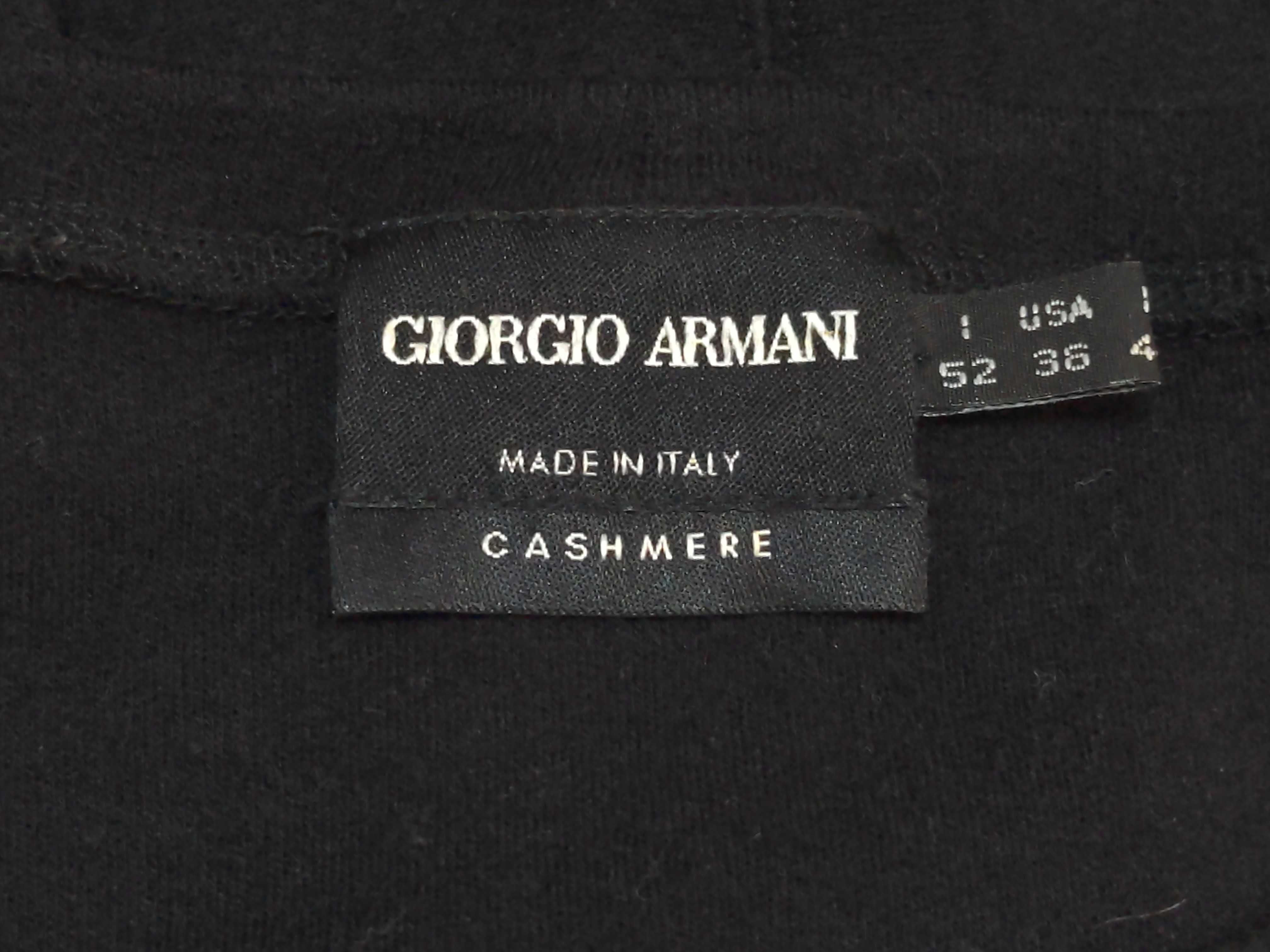 (10922_0019)▼ARMANI カシミヤ ニット 黒タグ セット カーディガン