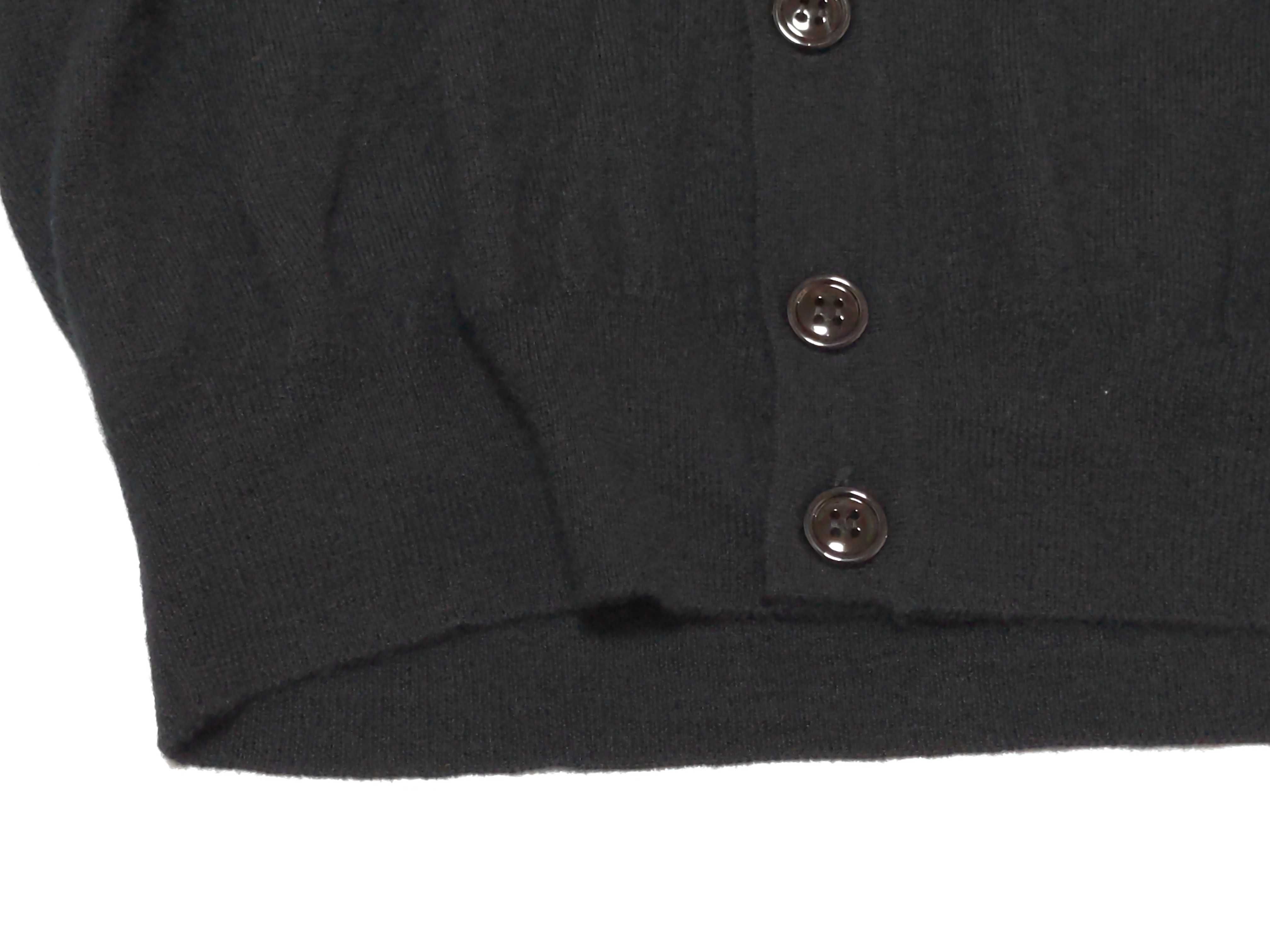 (10922_0019)▼ARMANI カシミヤ ニット 黒タグ セット カーディガン