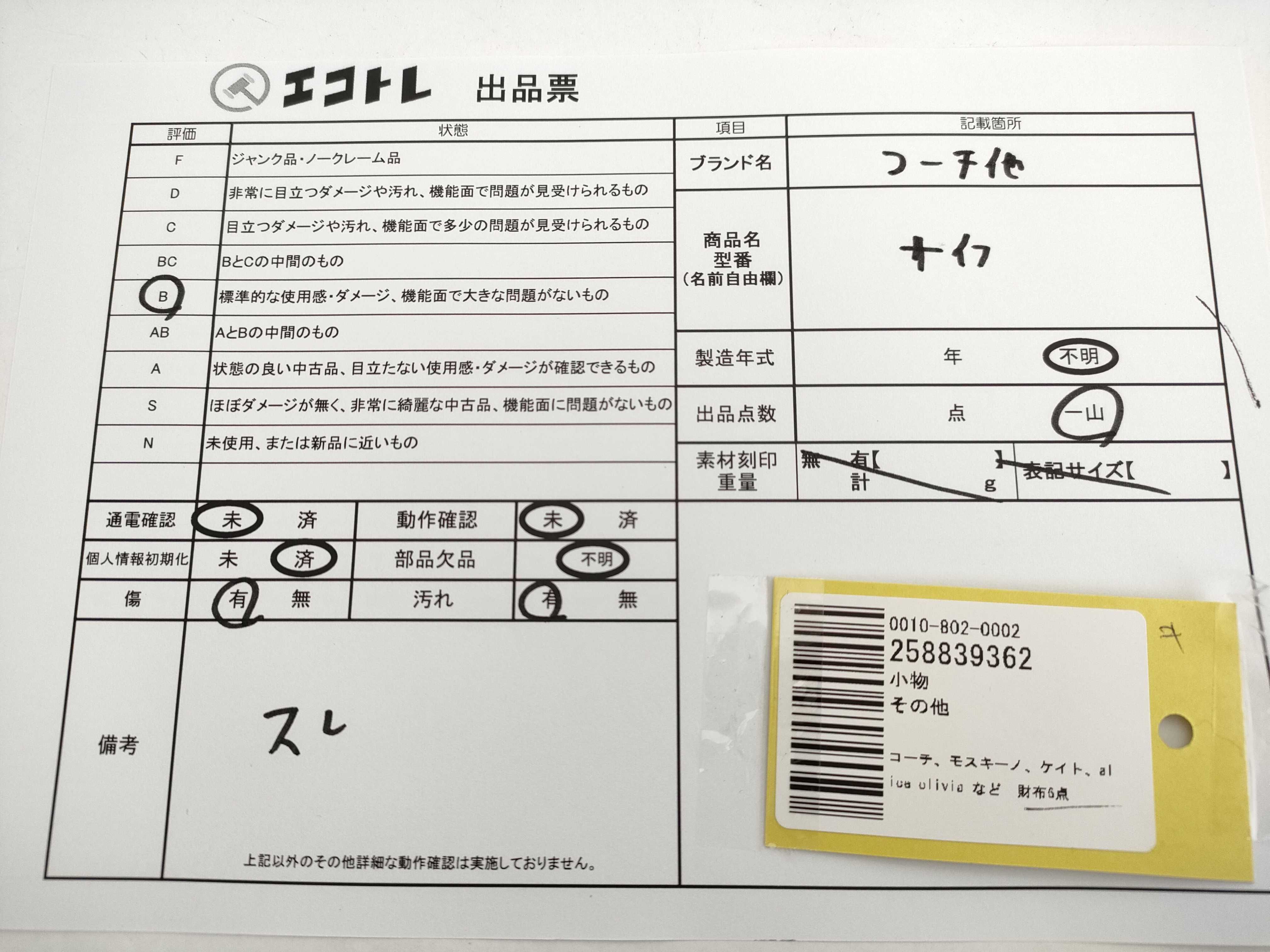 (10931_0811)▼コーチ、モスキーノ、ケイト、alice olivia など 財布6点