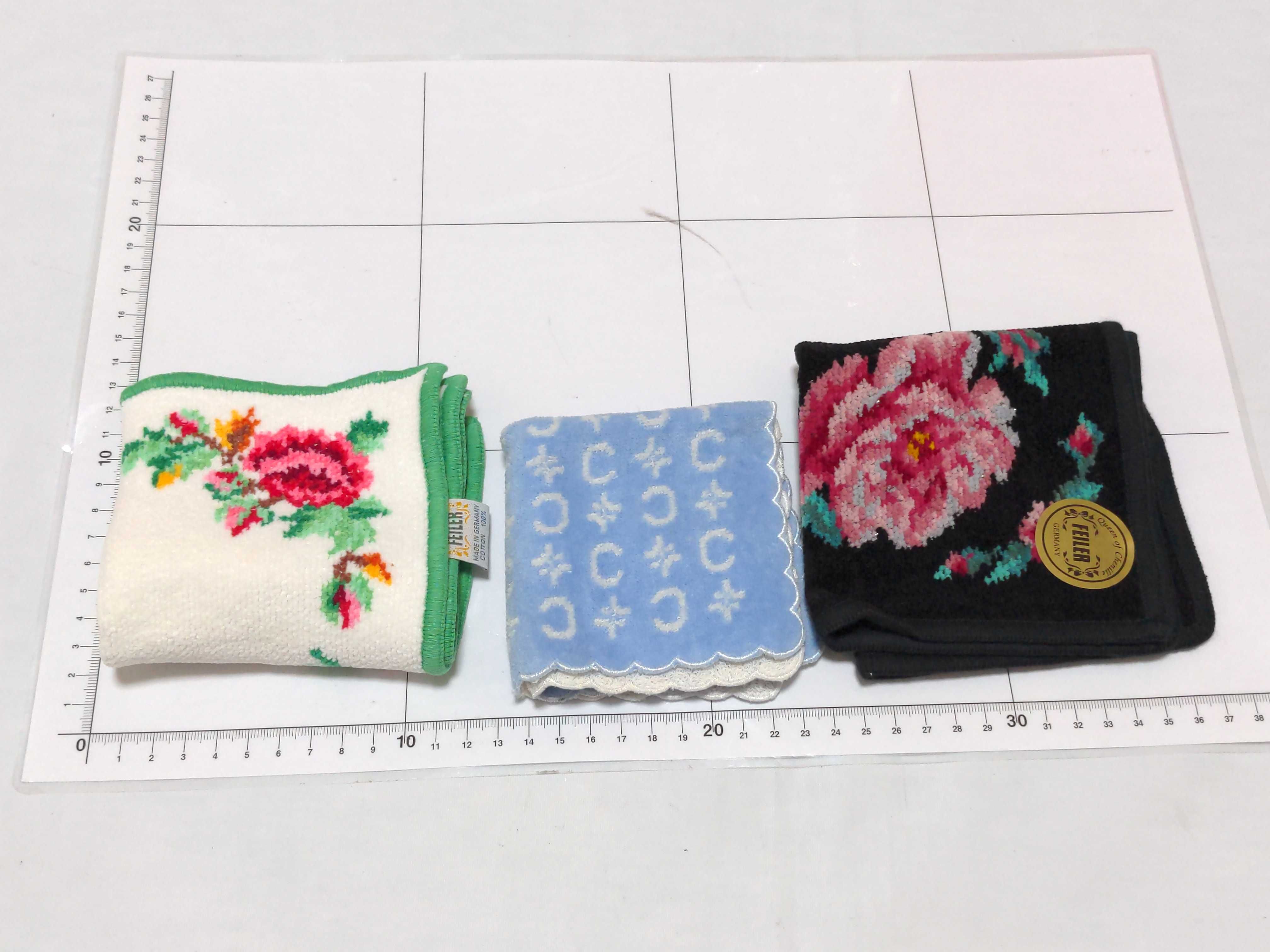 (10931_0957)▼セリーヌ/バーバリー/フェイラー等 シール付きハンカチセット その他小物