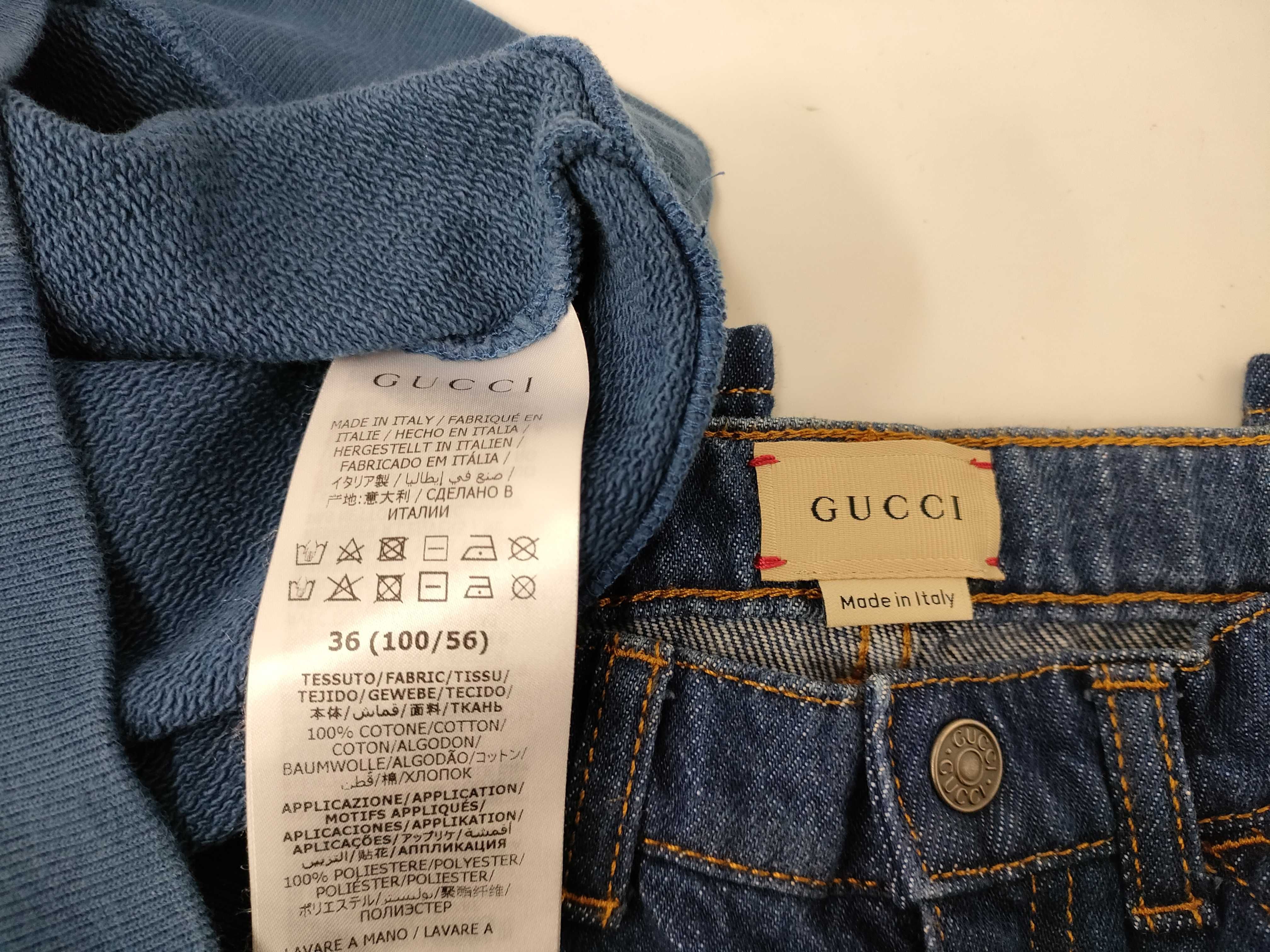 (10922_0004)▼GUCCI キッズ/ジーンズ/トレーナー2点 トップス