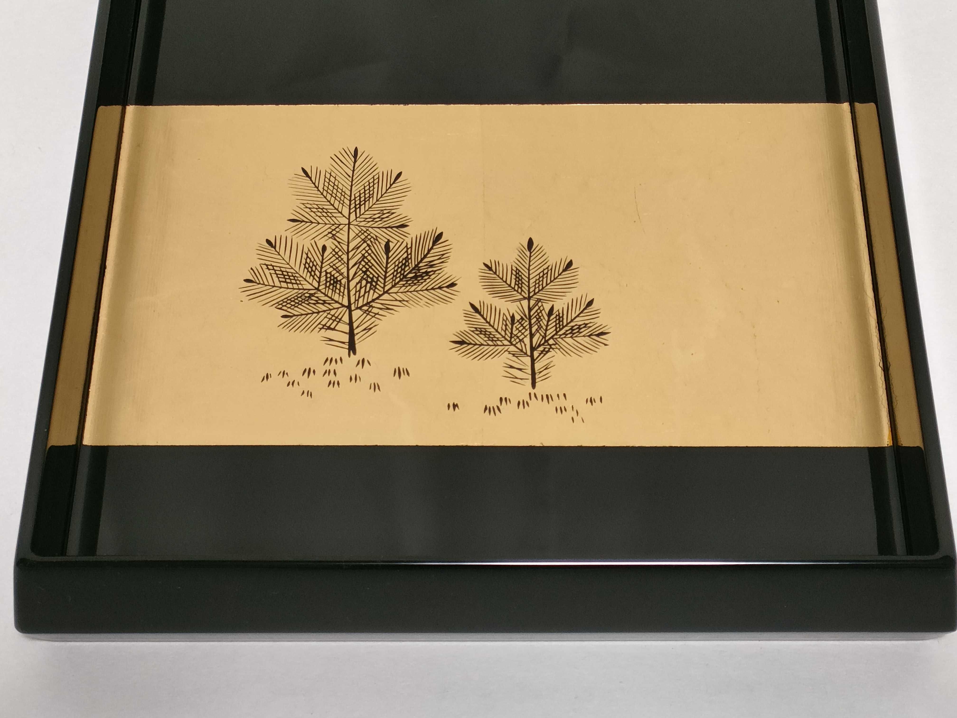 (10931_0845)▼木箱 金帯松 お手許箱 その他小物