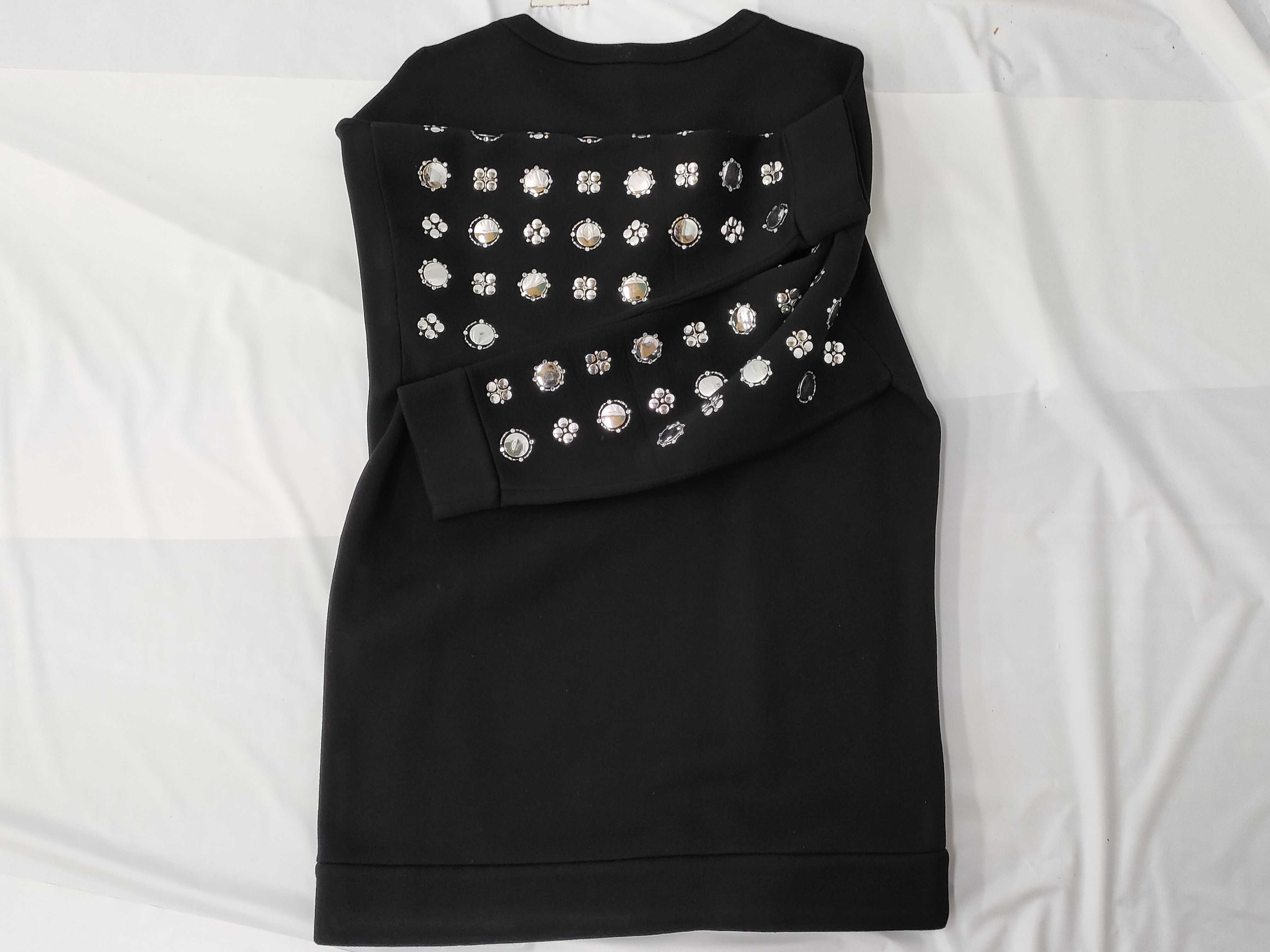 (10922_0009)▼ARMANI アルマーニ ビジュー アルマーニ トップス ブラック