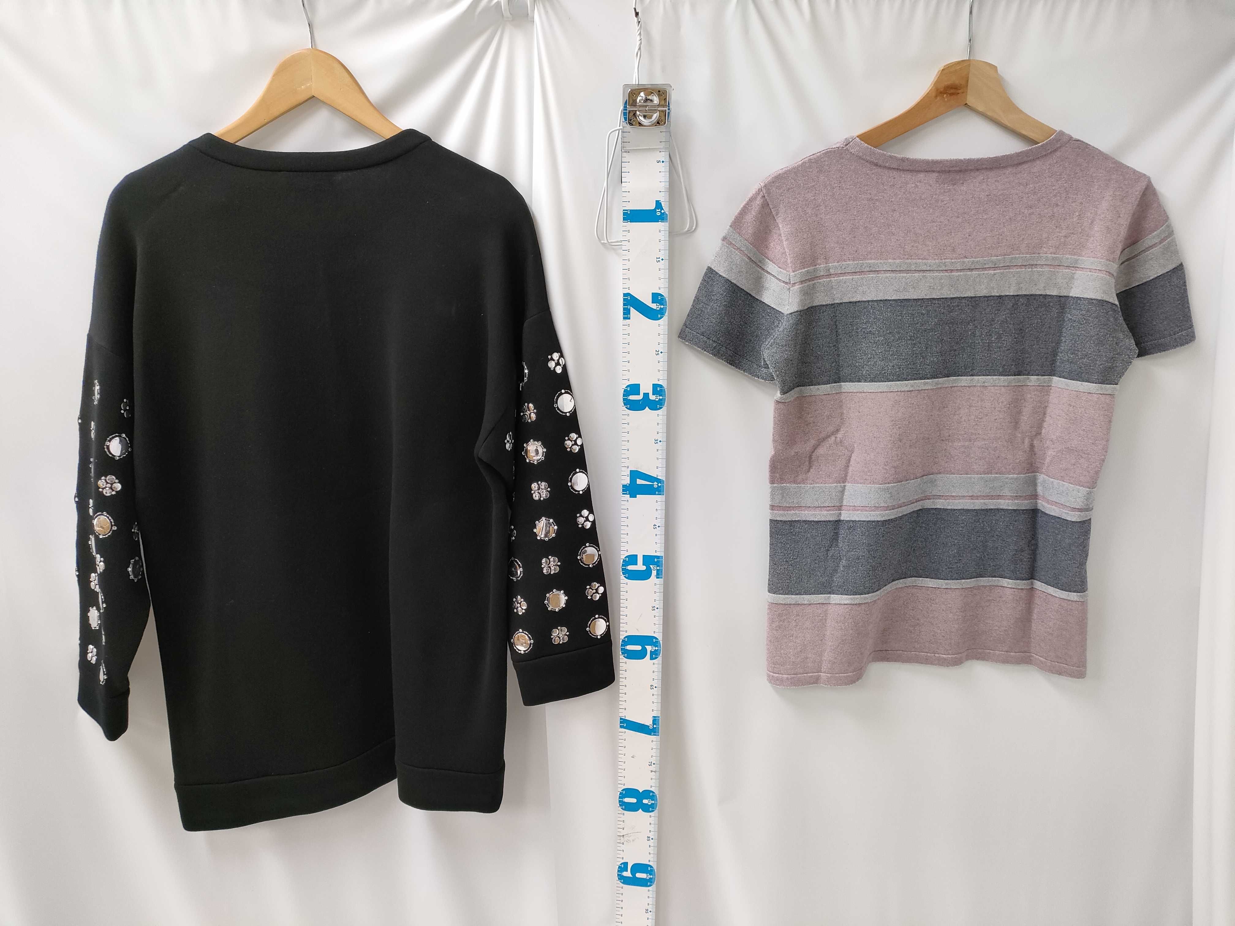 (10922_0009)▼ARMANI アルマーニ ビジュー アルマーニ トップス ブラック