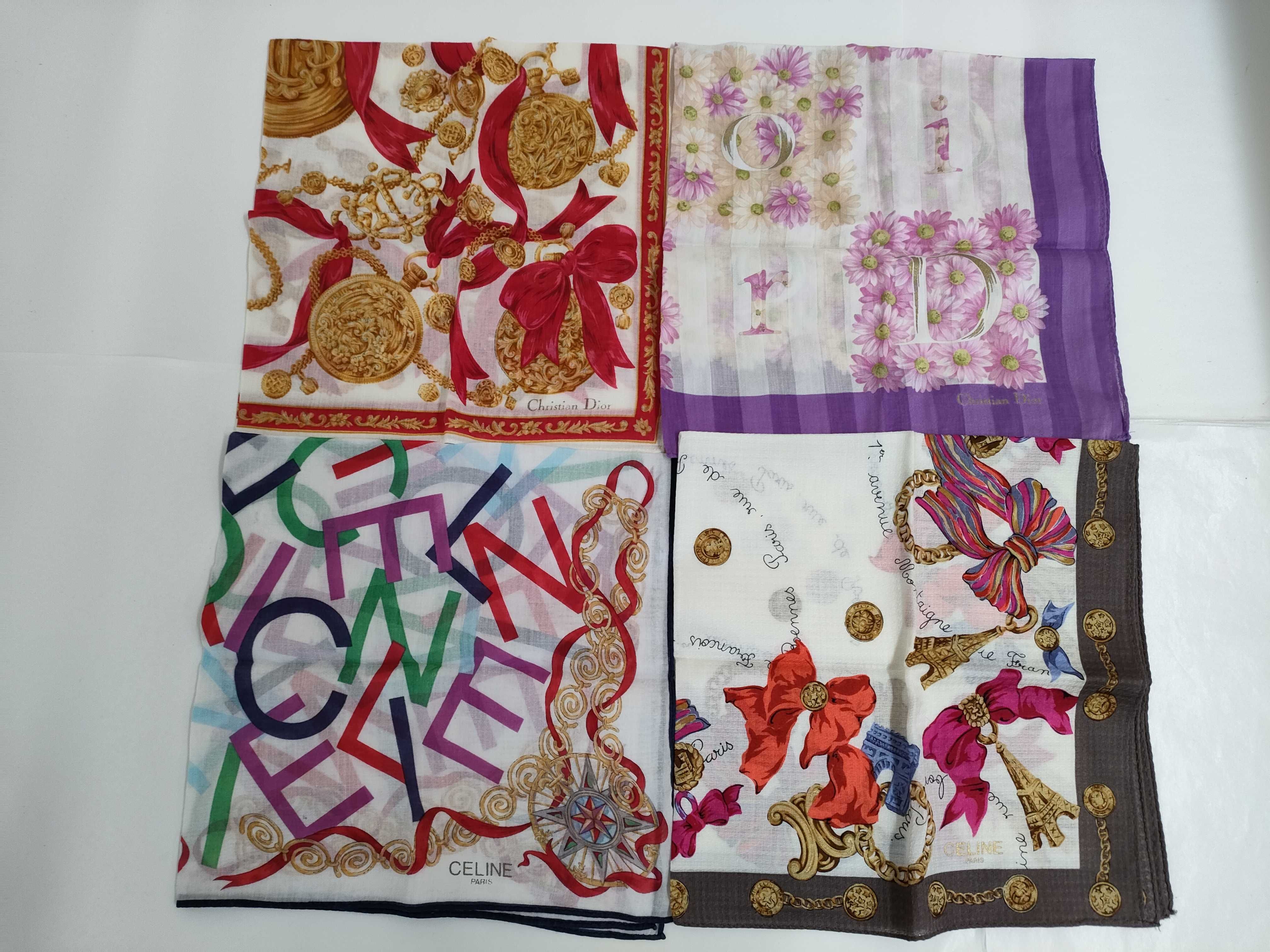 (10931_1030)▼Dior ディオール・セリーヌなどブランドハンカチセット その他小物
