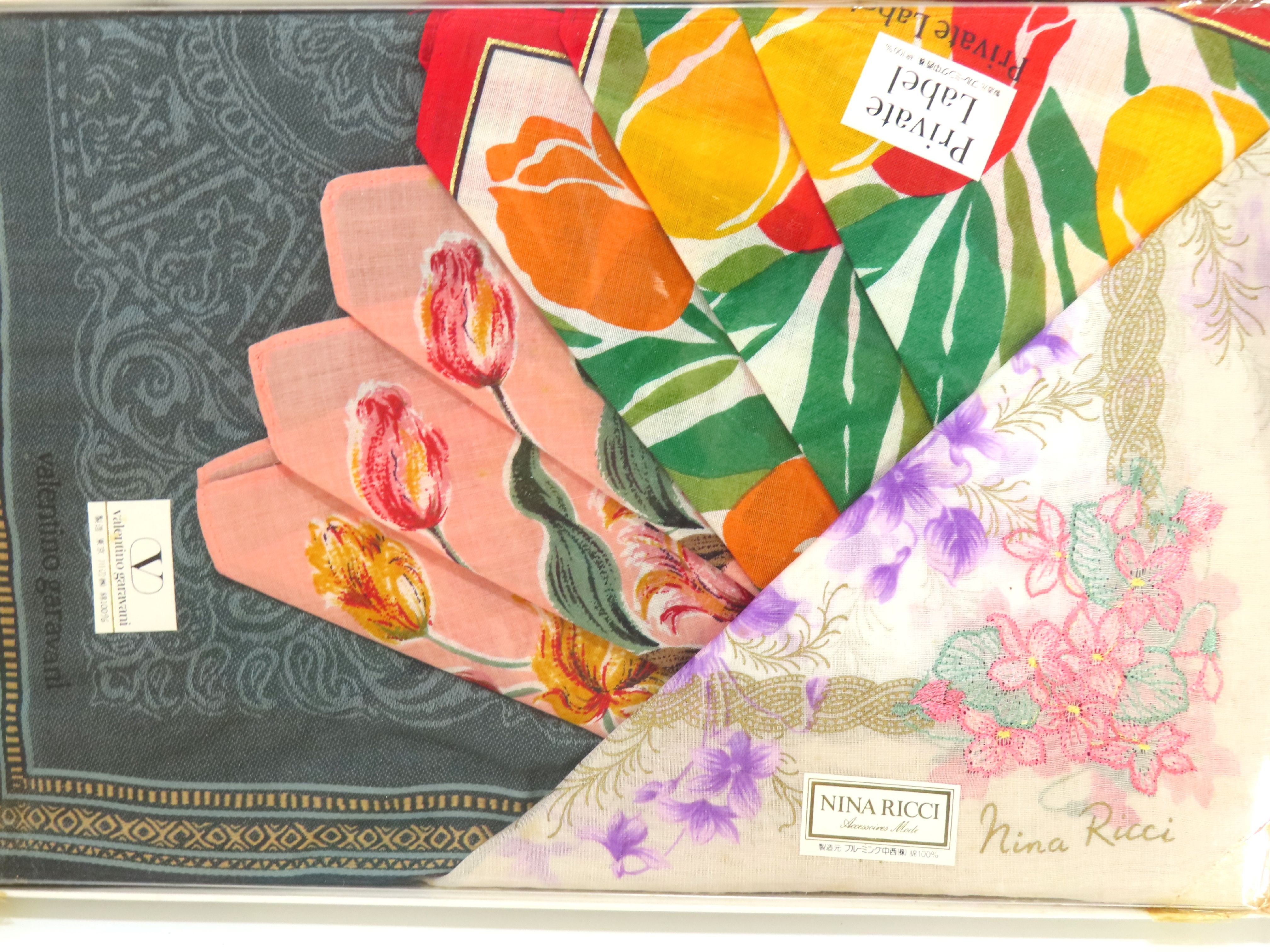 (10931_0865)▼ジルスチュアート/ニナリッチ等レディースデザインハンカチセット その他小物