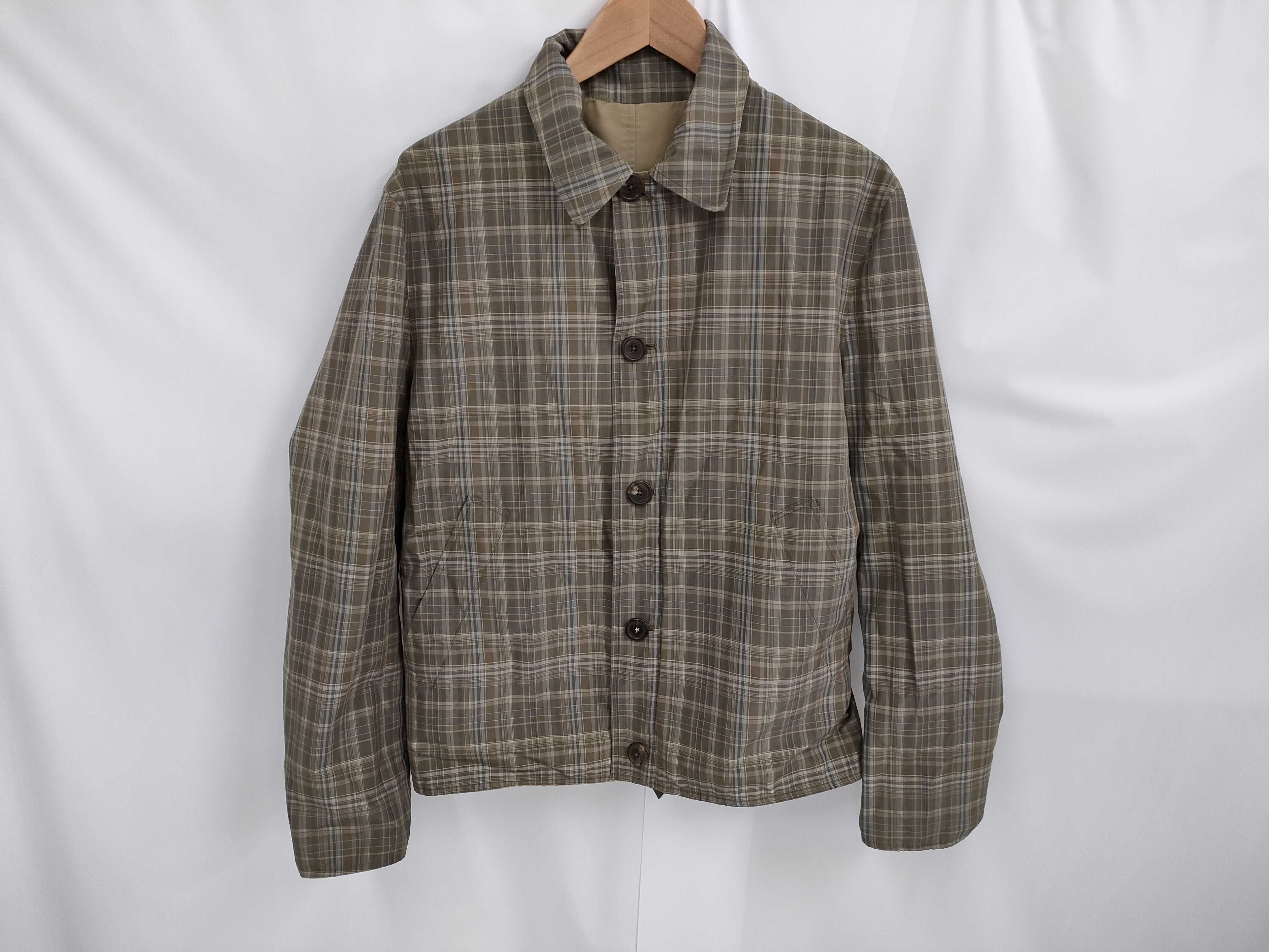 (10922_0002)▼HERMES 綿ポリ リバースブル スウィングトップ ジャケット