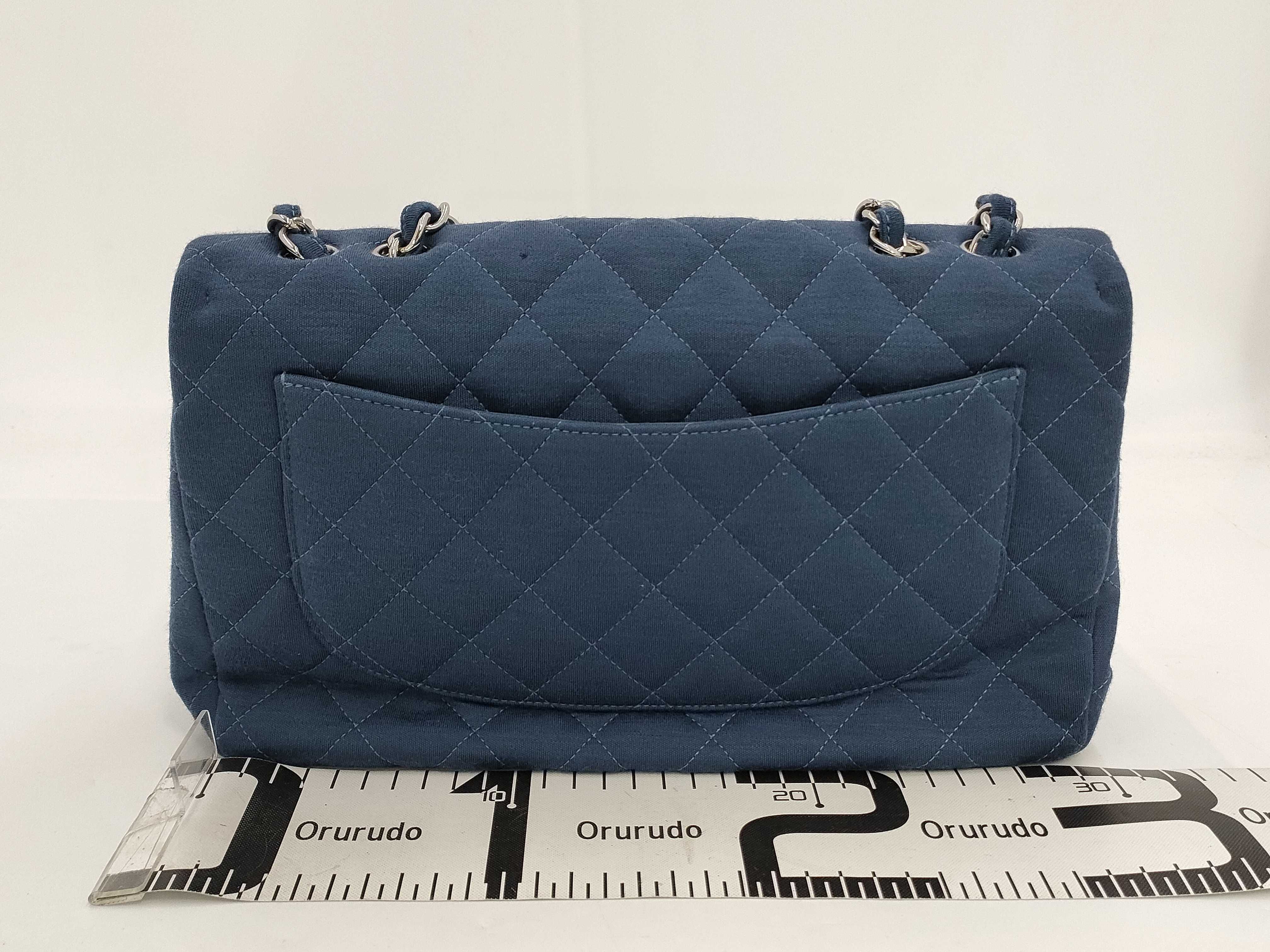 【水曜終了】(10933_0084)CHANEL マトラッセ30/ブルー/13番台/小穴有り ショルダーバッグ