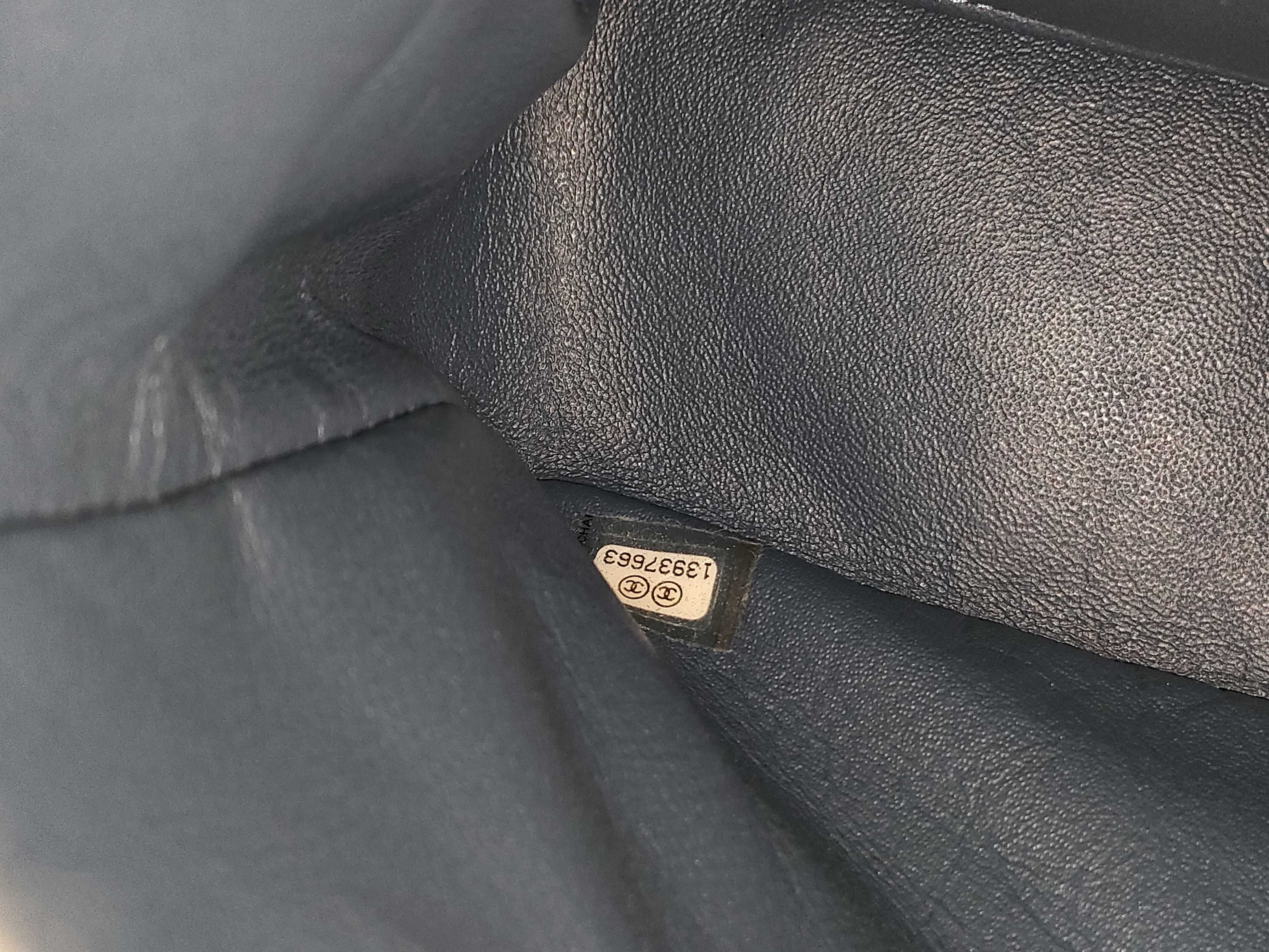 【水曜終了】(10933_0084)CHANEL マトラッセ30/ブルー/13番台/小穴有り ショルダーバッグ