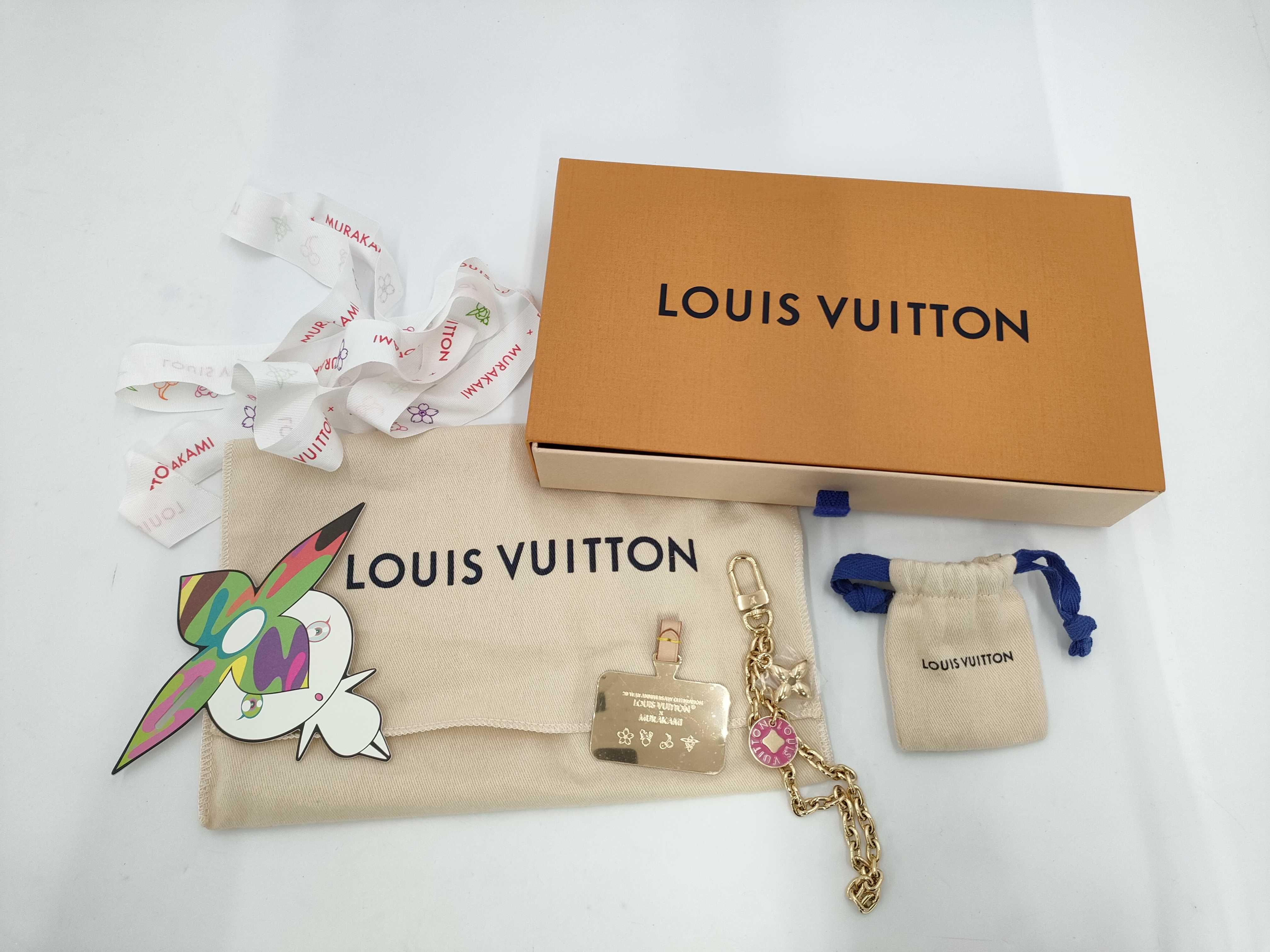 【水曜終了】(10934_0012)LOUIS VUITTON 村上隆 フォンホルダー M14099 ブロン その他小物