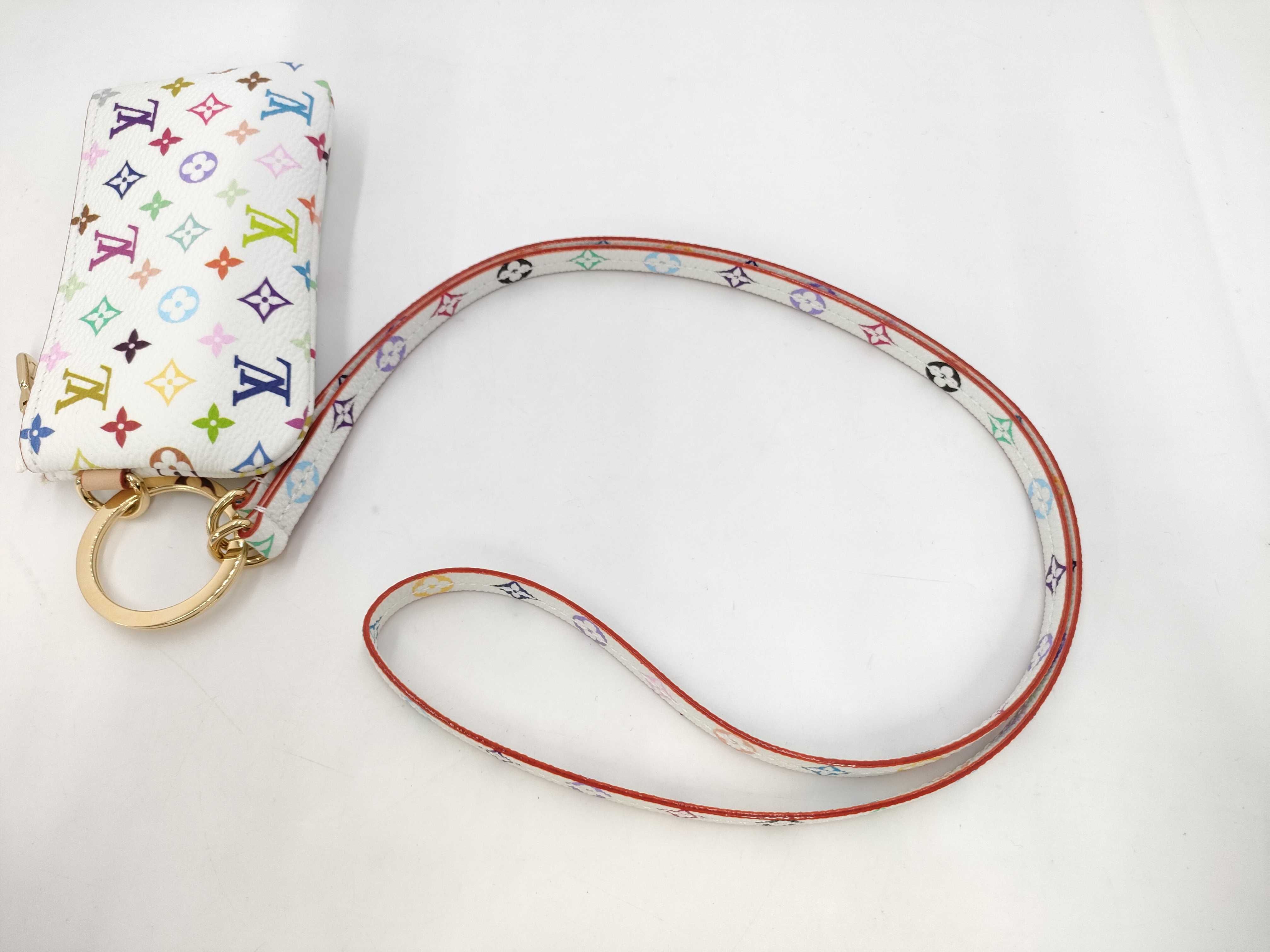 【水曜終了】(10934_0012)LOUIS VUITTON 村上隆 フォンホルダー M14099 ブロン その他小物