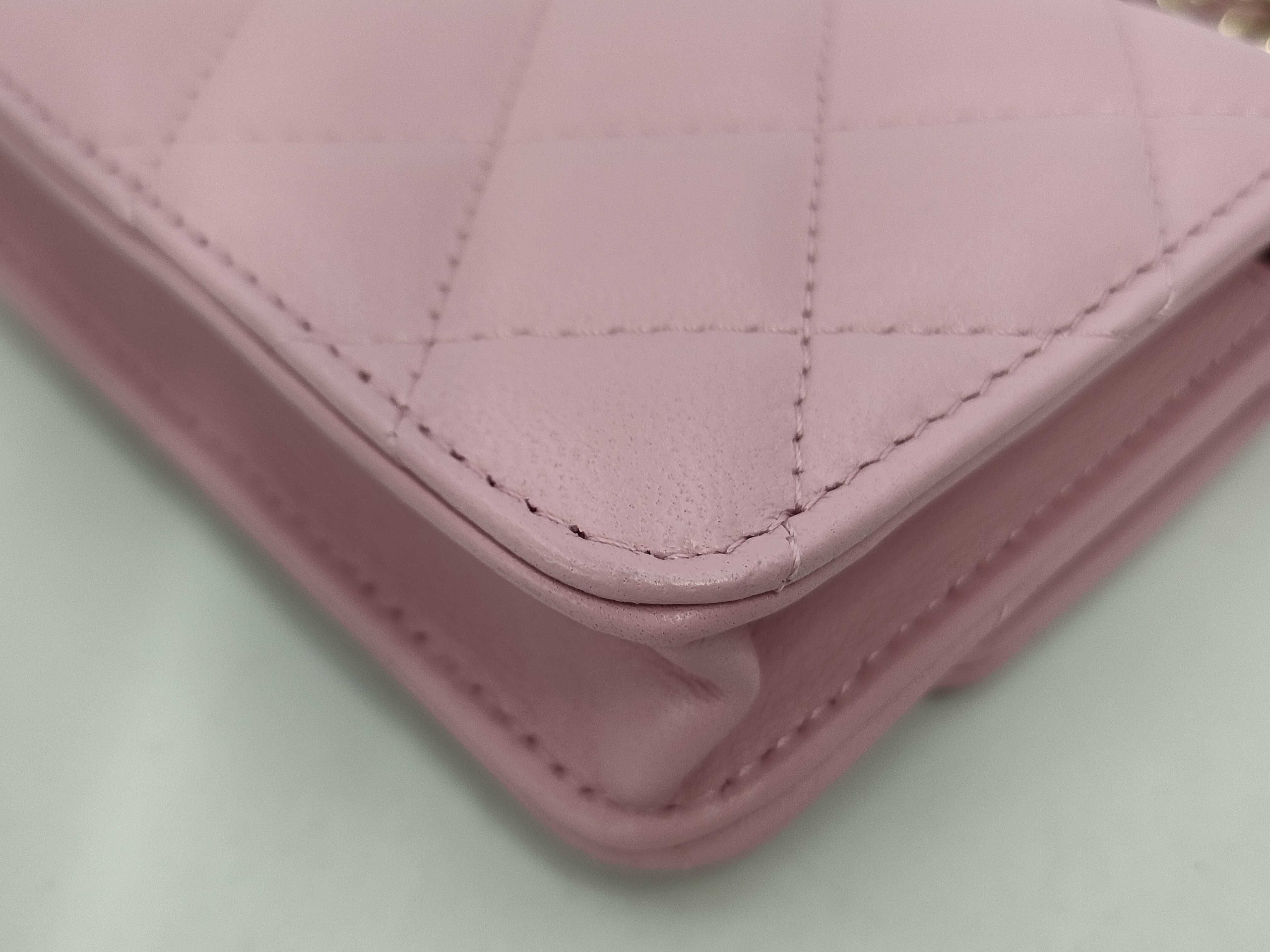 【水曜終了】(10933_0008)CHANEL ラムスキン ミニマトラッセ チェーンショルダー ショルダーバッグ