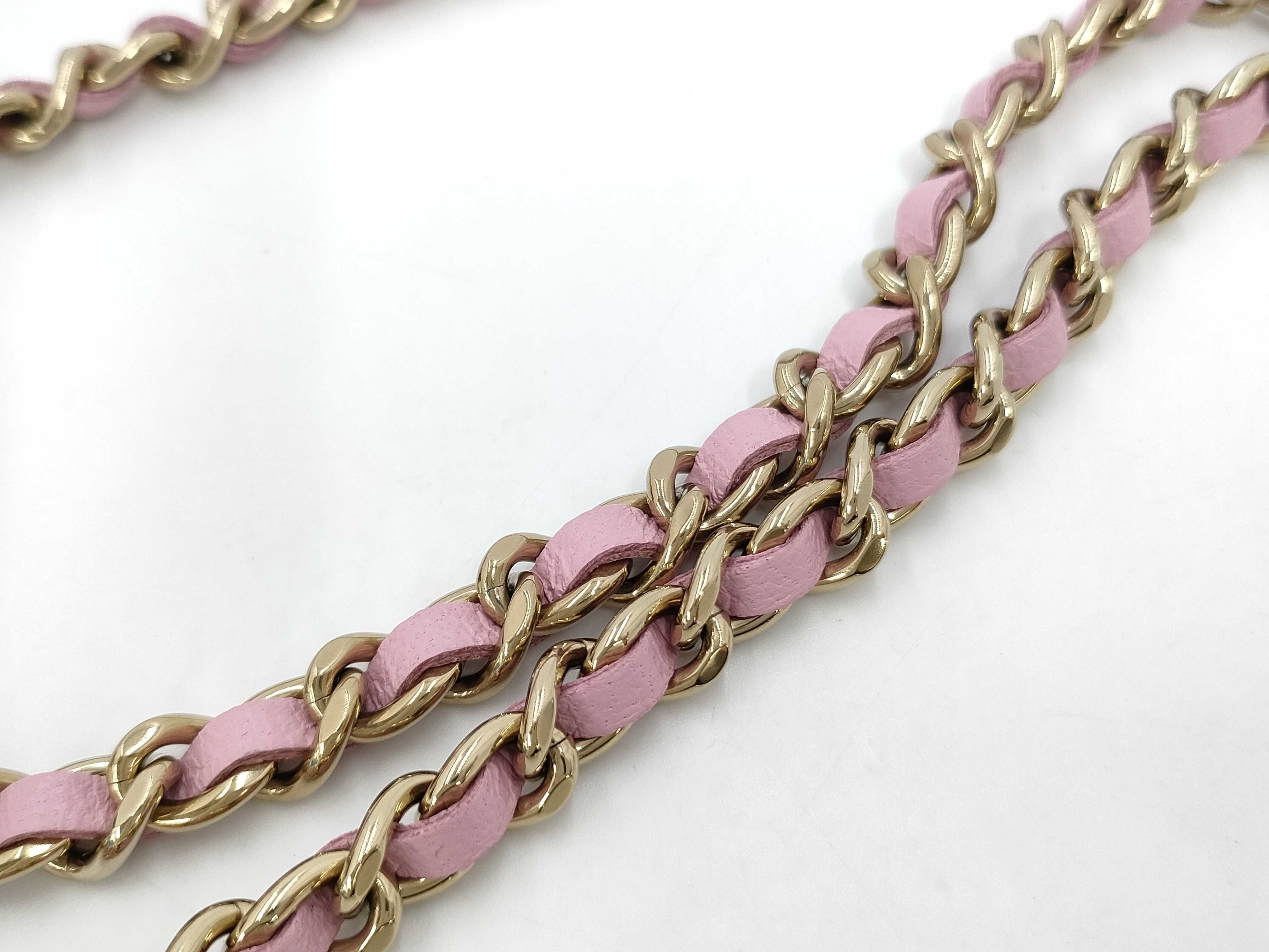 【水曜終了】(10933_0008)CHANEL ラムスキン ミニマトラッセ チェーンショルダー ショルダーバッグ