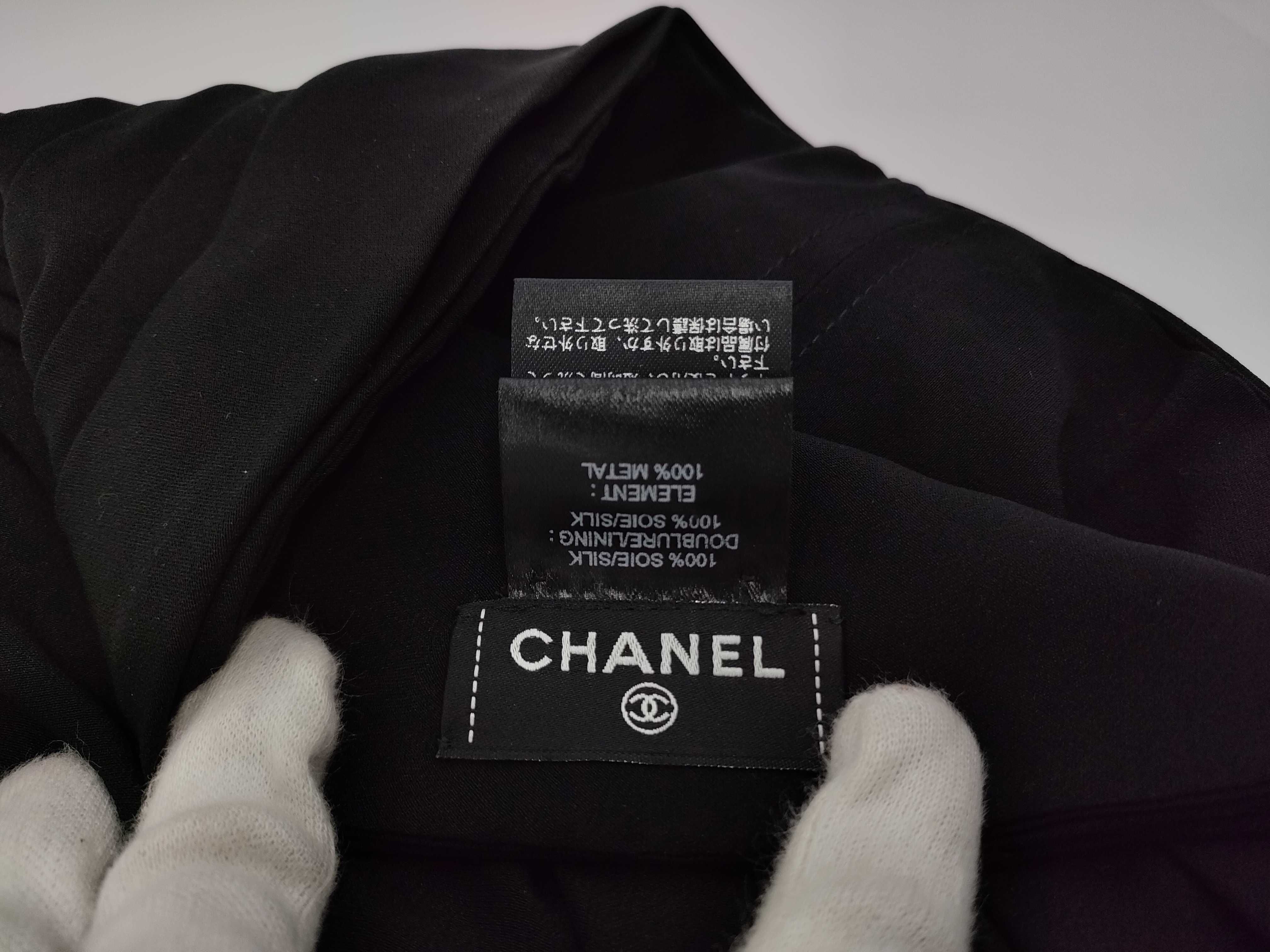 【水曜終了】(10933_0003)CHANEL ターバン シルク その他小物