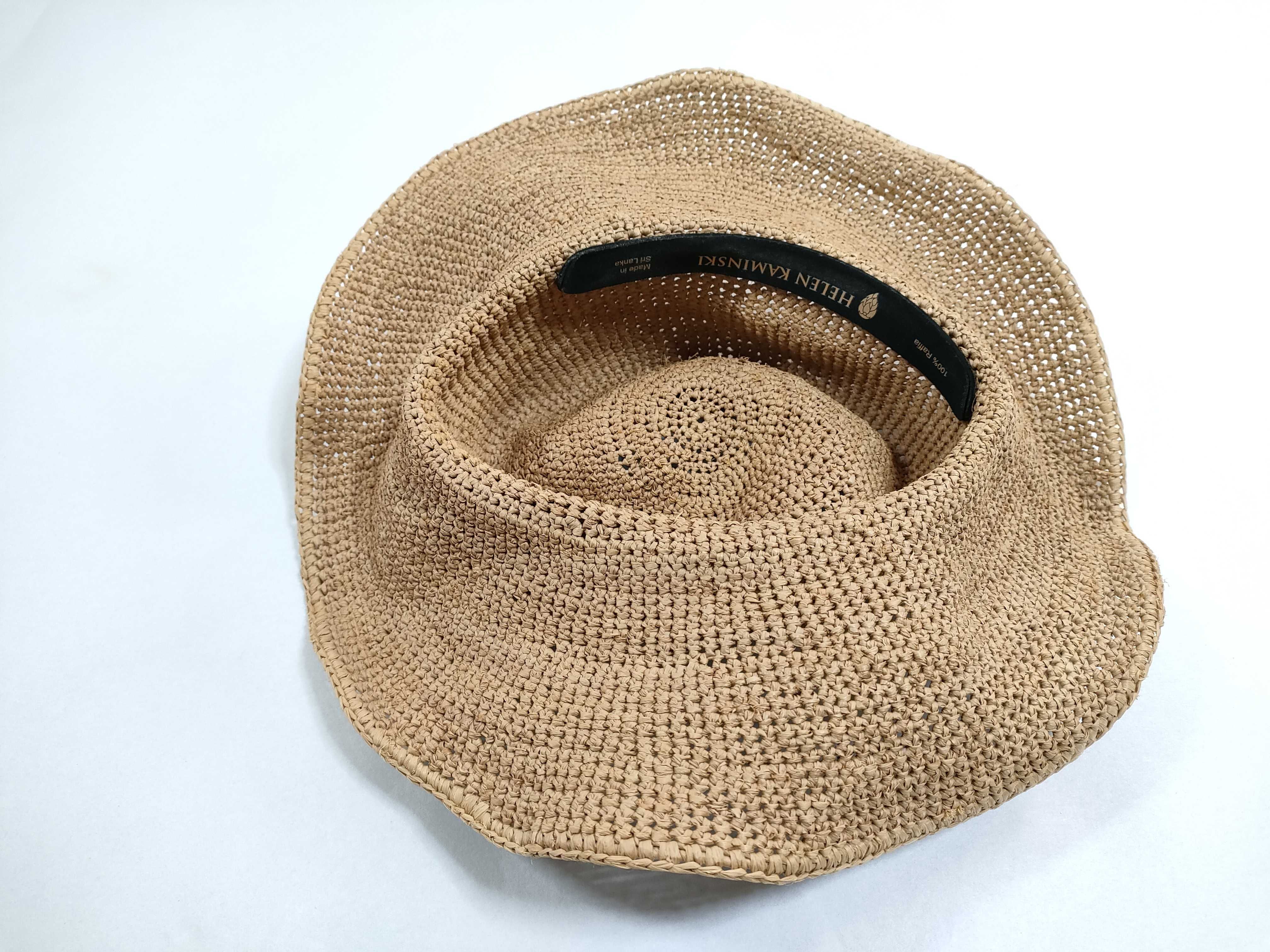 (10931_0832)▼□ HELLEN KAMINSKI ラフィアハット その他小物