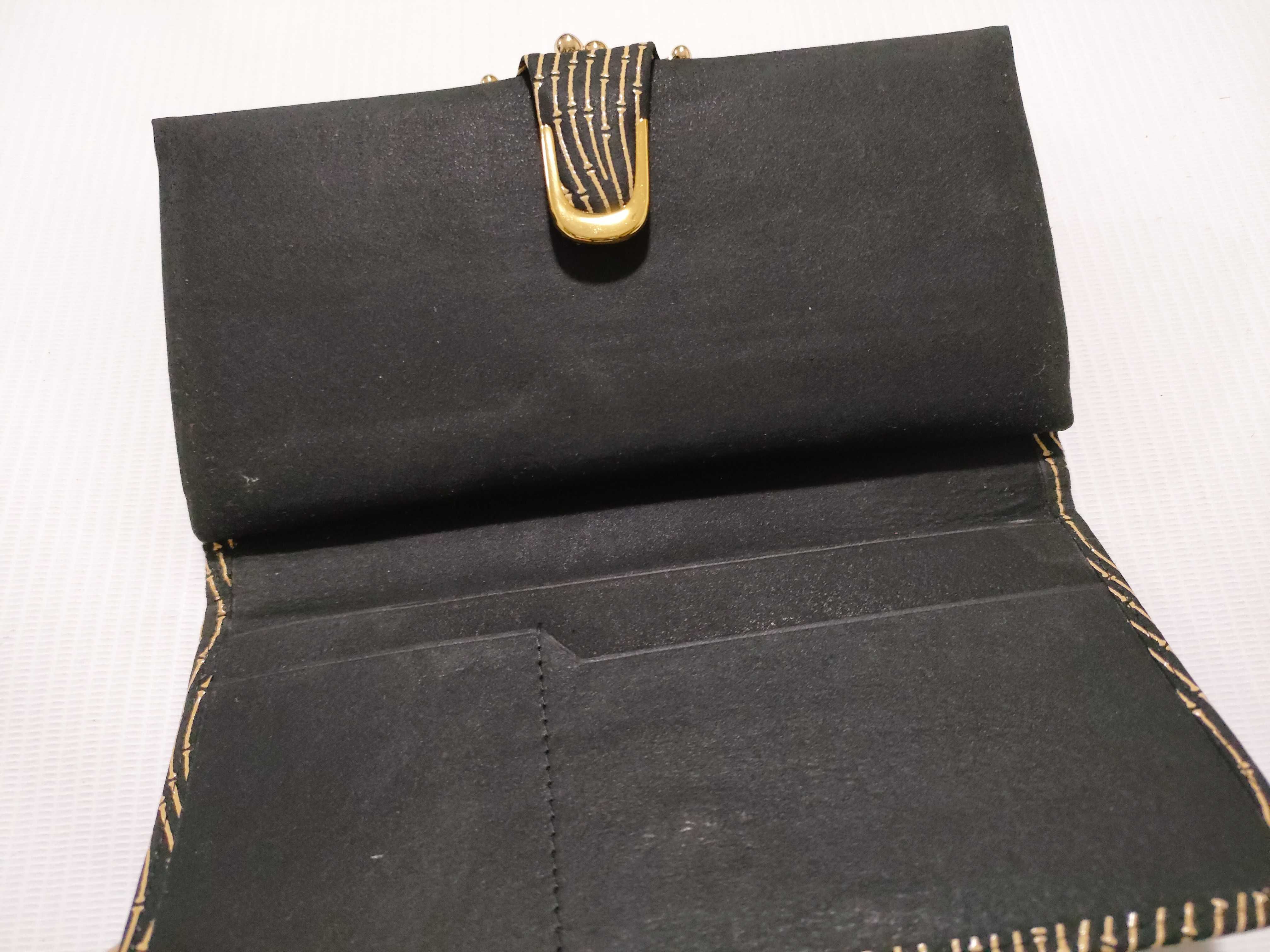 (10931_0939)▼印伝/印傳屋 竹柄 長財布