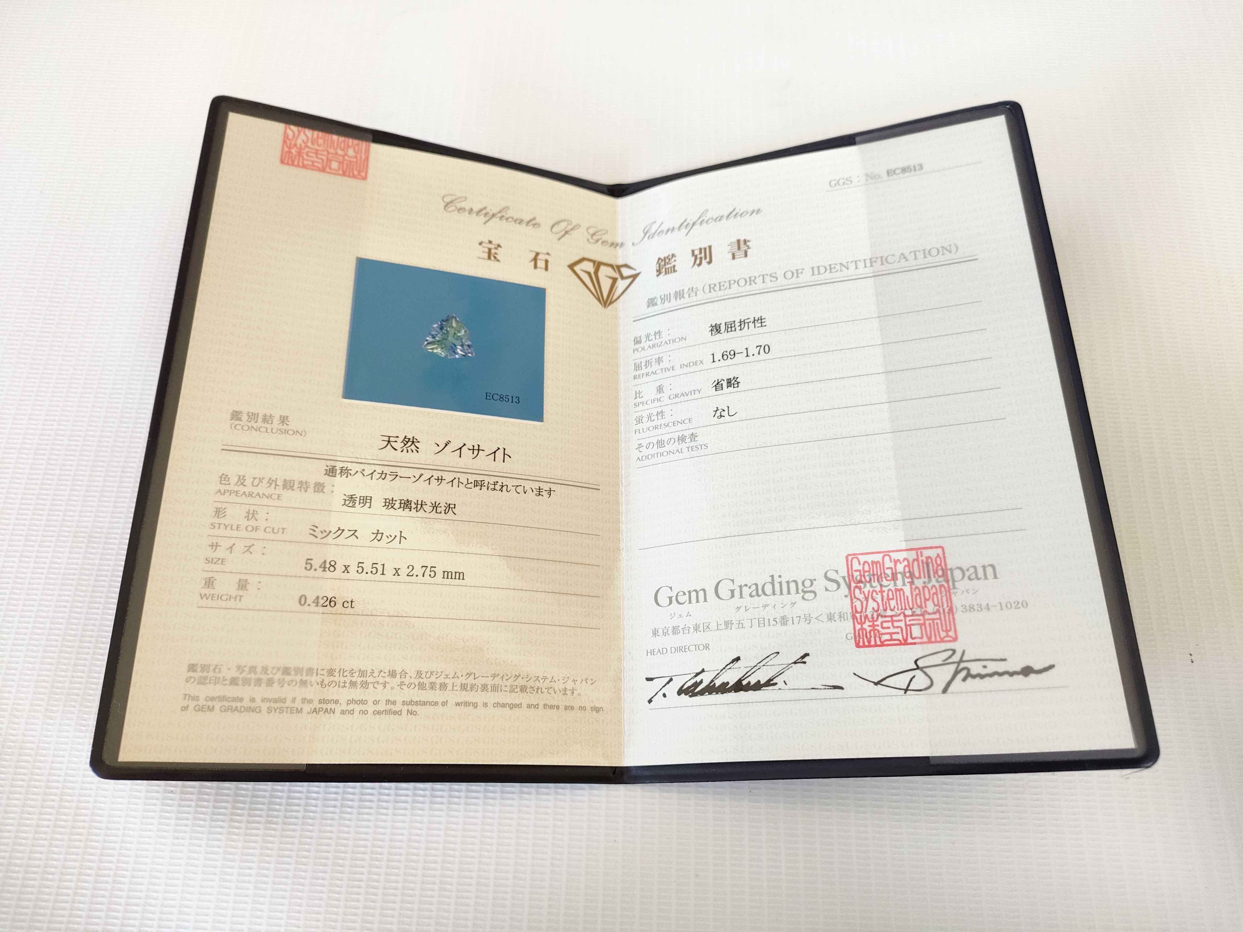 (10931_0841)▼天然ゾイサイト 2点 ルースのみ その他小物