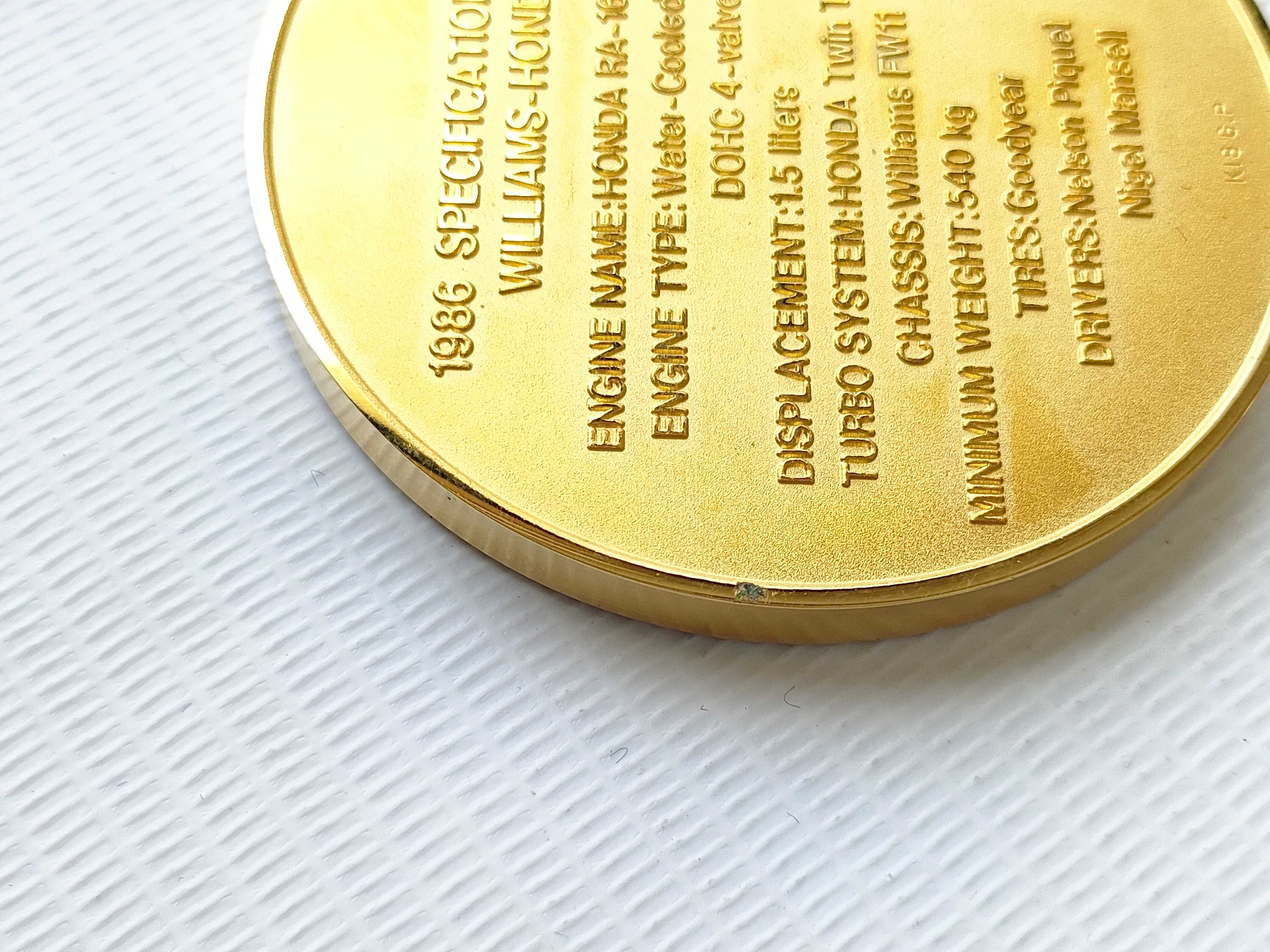 (10931_0850)▼HONDA F－1 チャンピオンシップ 記念メダル 1986 その他小物