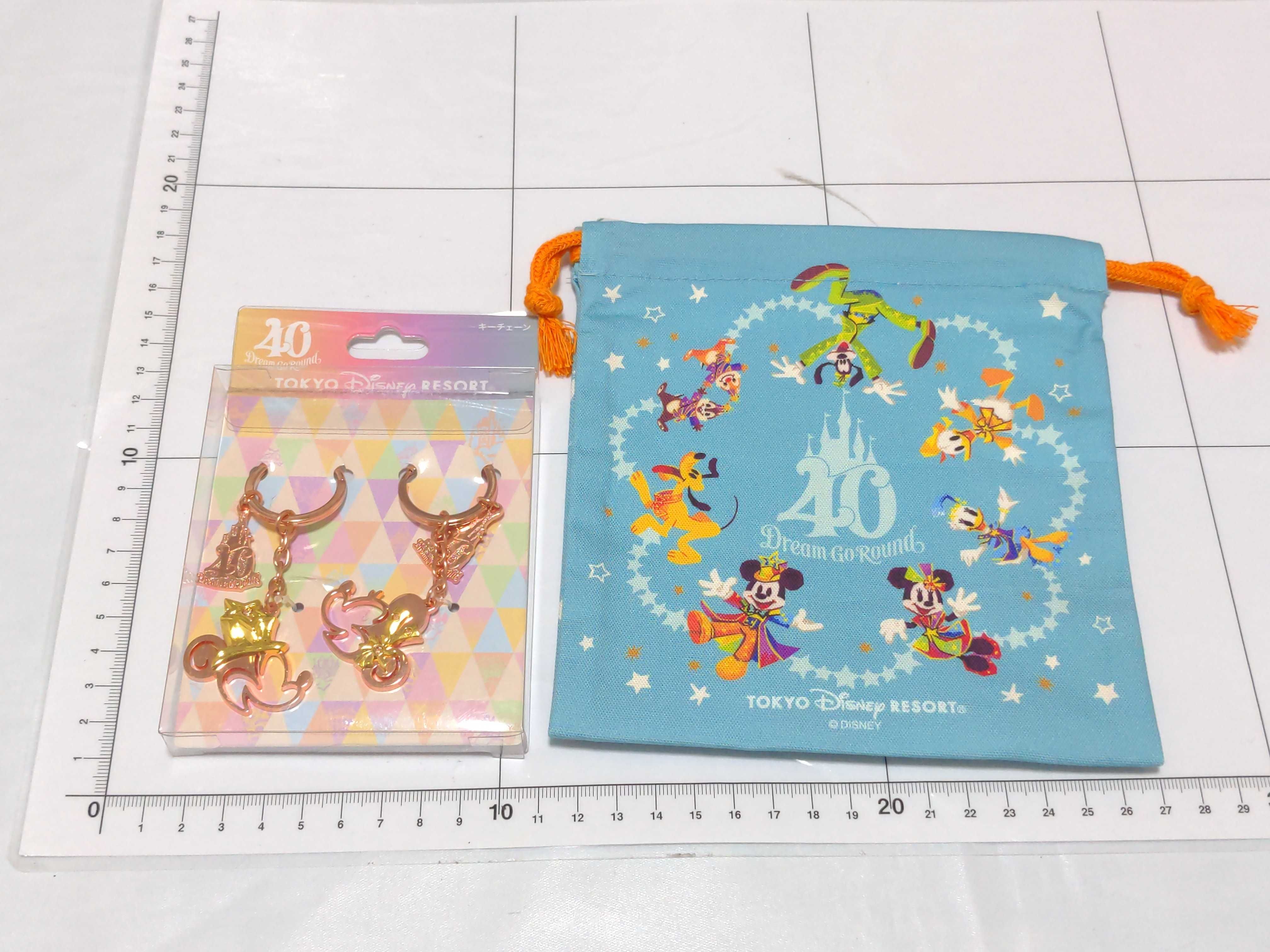 (10931_0851)▼ディズニー グッズ 40周年 バッグチャームなど その他小物