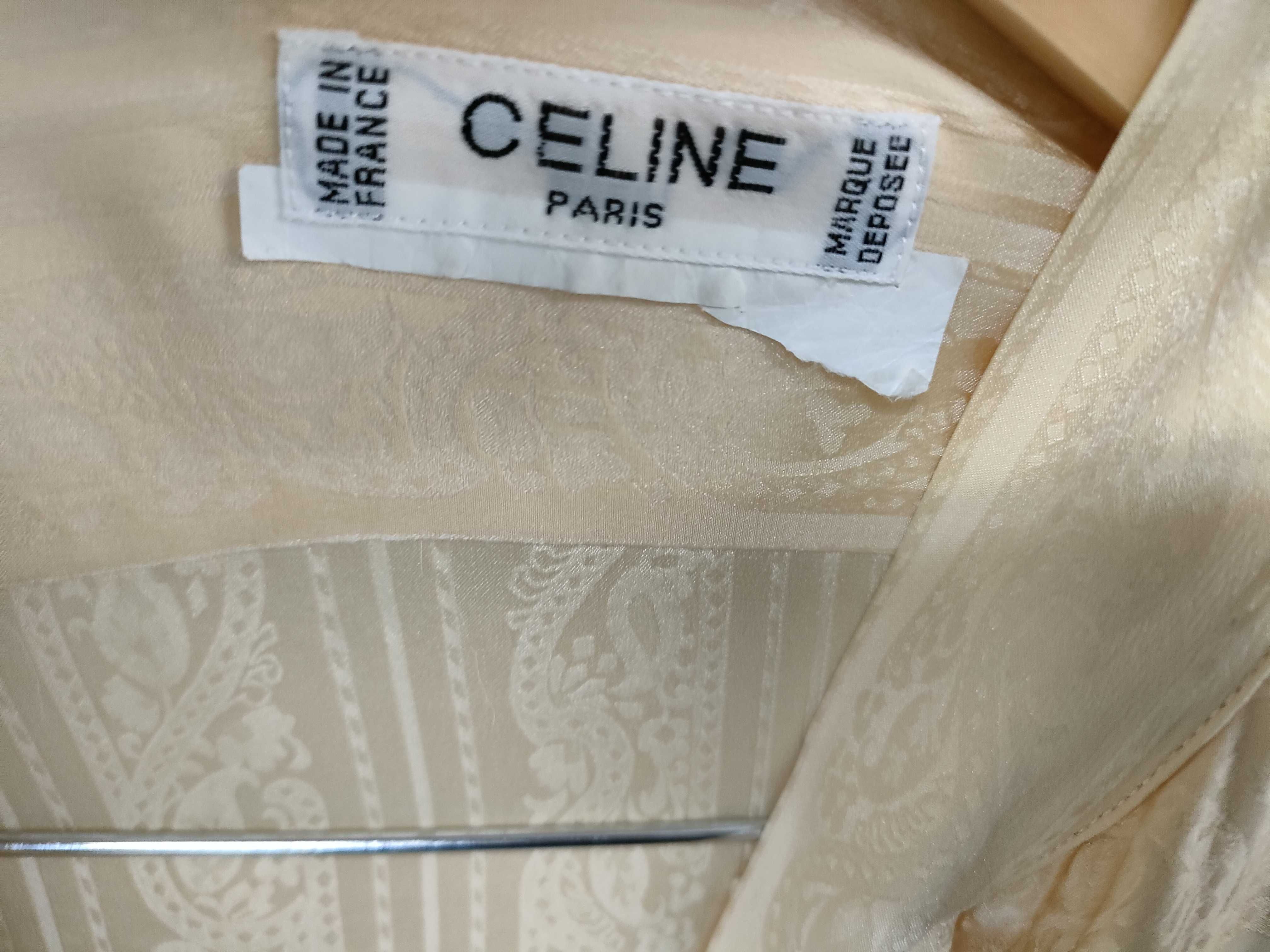 (10922_0027)▼CELINE シルク ブラウス/スカートセット シャツ