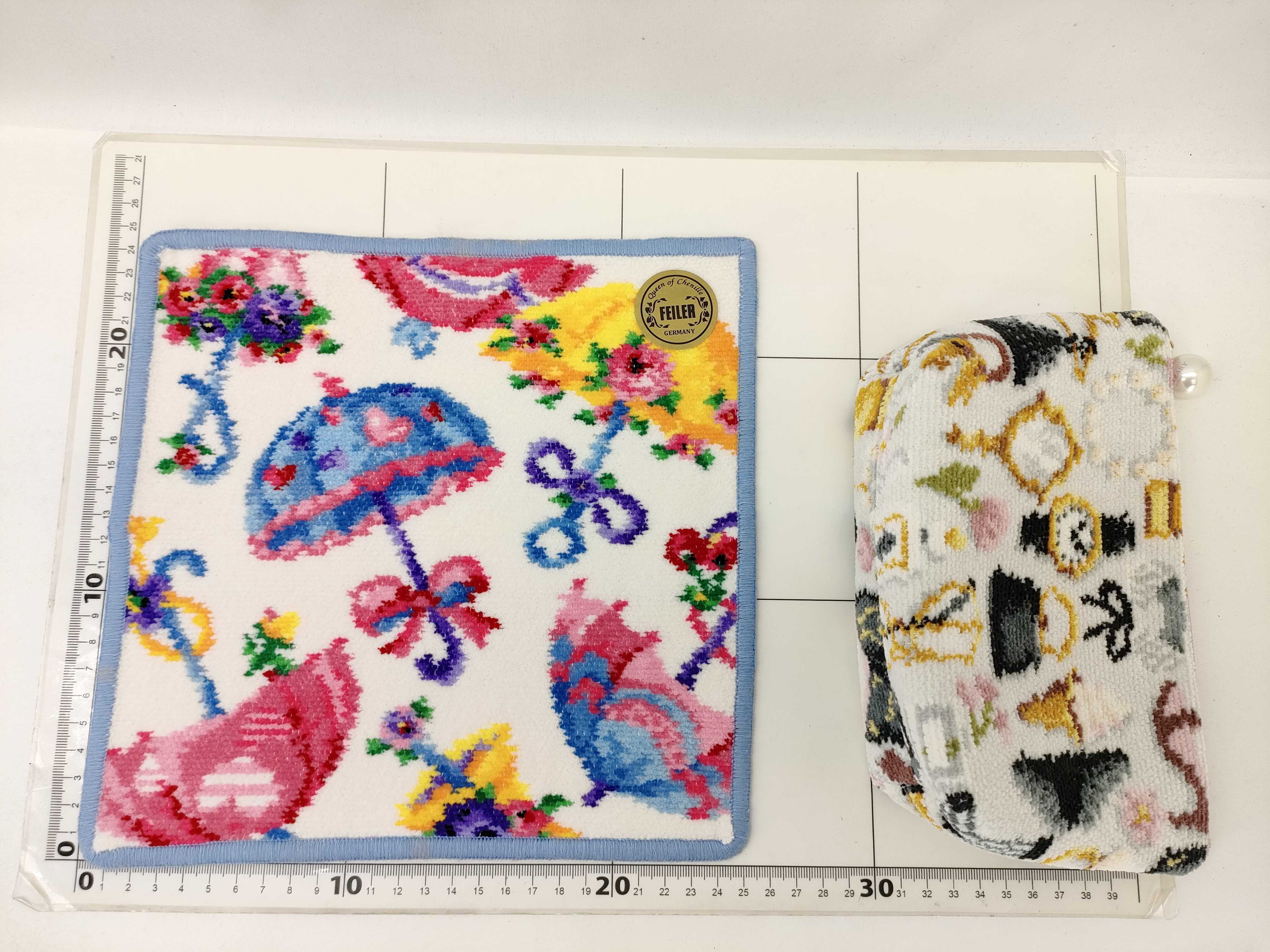 (10931_0965)▼フェイラー ハンカチ/ポーチ*3点 その他小物