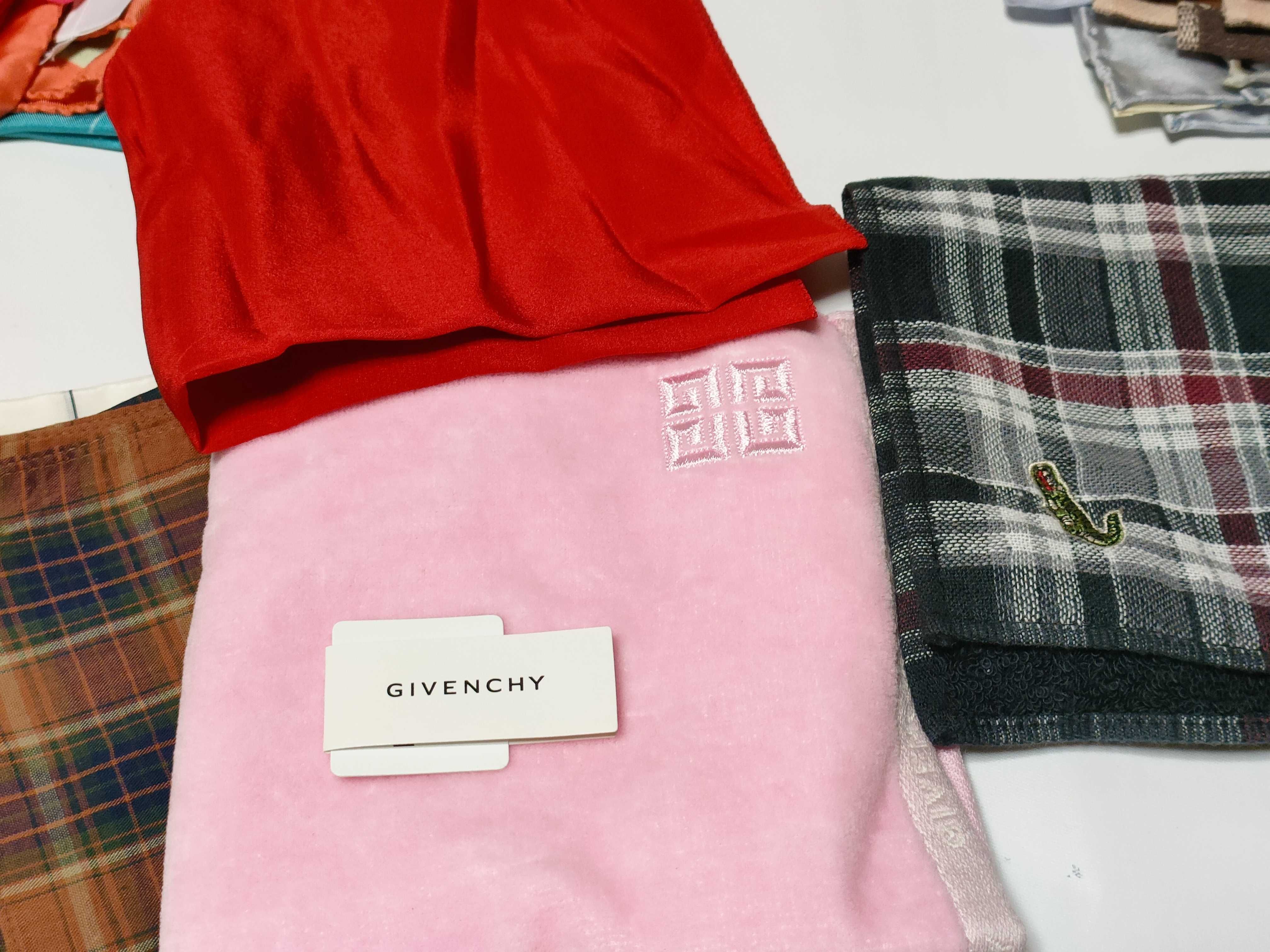 (10922_0025)▼Salvatore Ferragamo サンローランセリーヌバーバリージバンシーマックスマーラ ハンカチスカーフセット