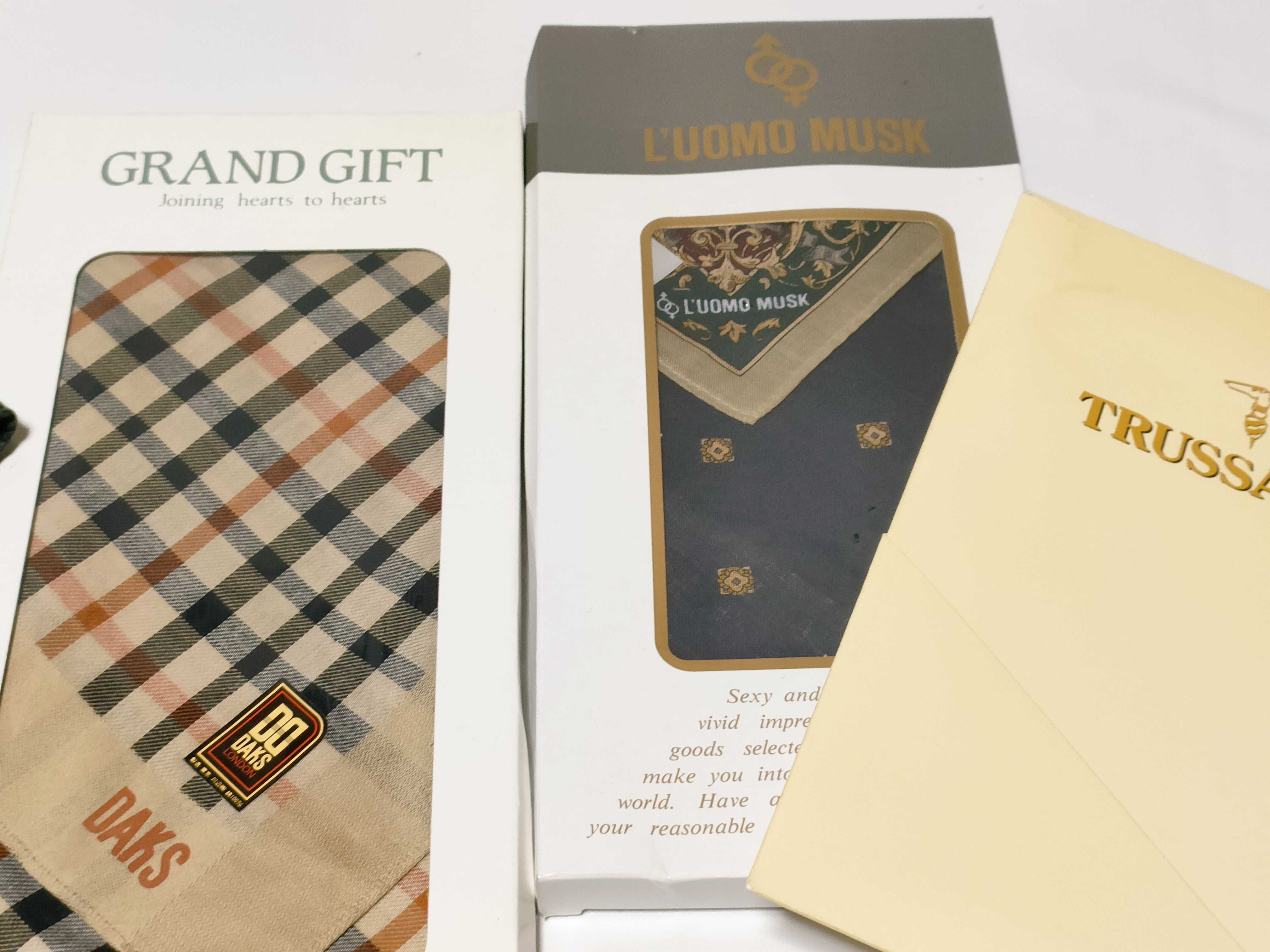 (10931_0869)▼ダックス/ウンガロ等 ブランドハンカチ おまとめ その他小物