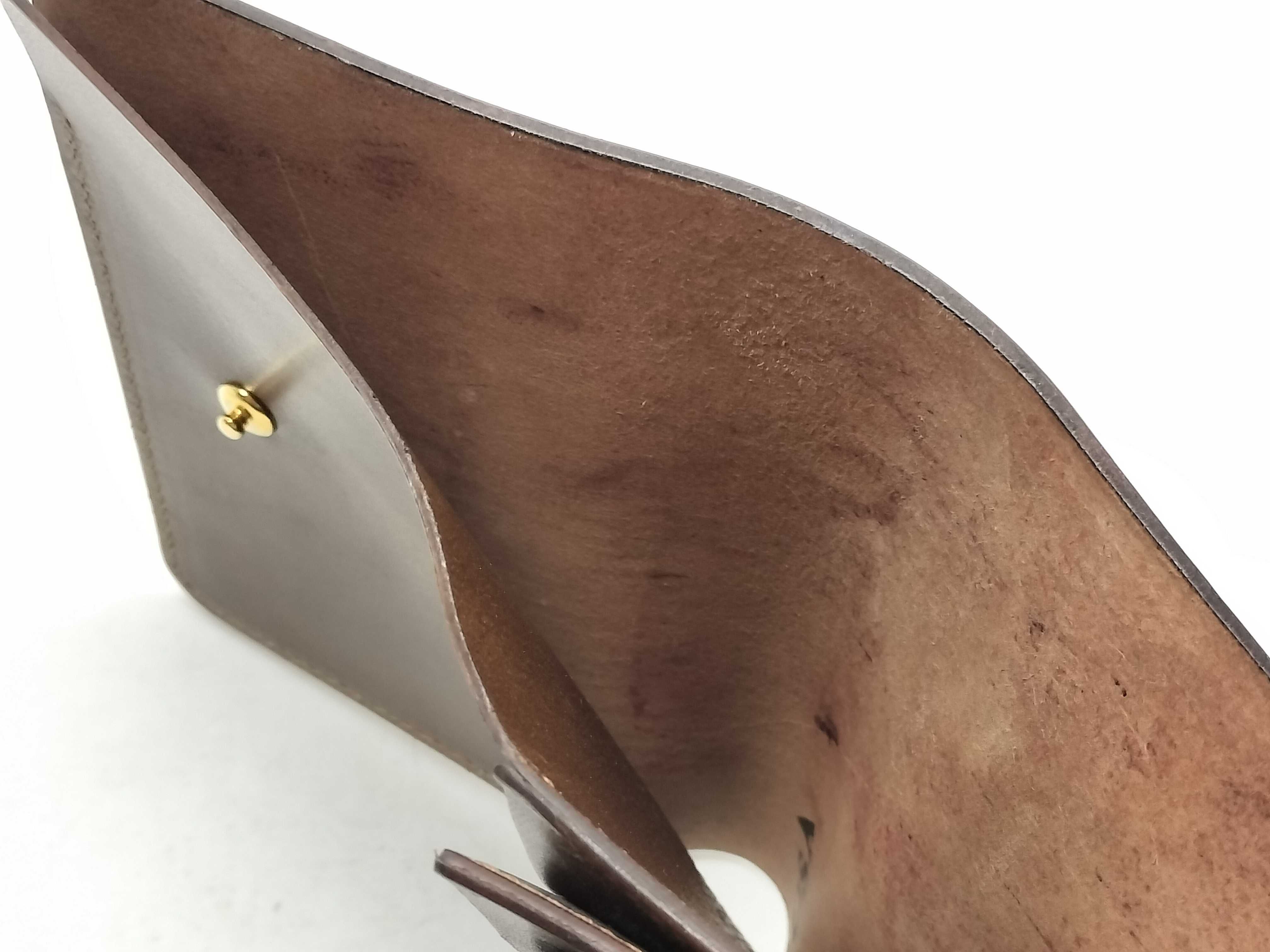 (10931_0825)▼FORME フォルメ 財布 二つ折り レザー ブラウン